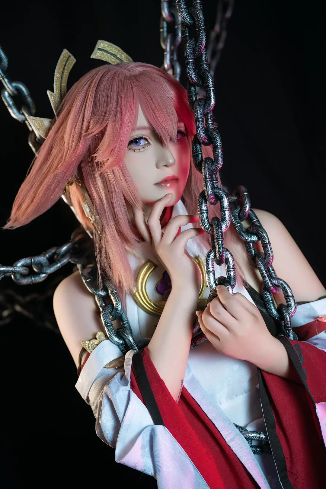 原神, 八重神子cos, Cosplay分享, 和风写真, 二次元Coser - 第2张