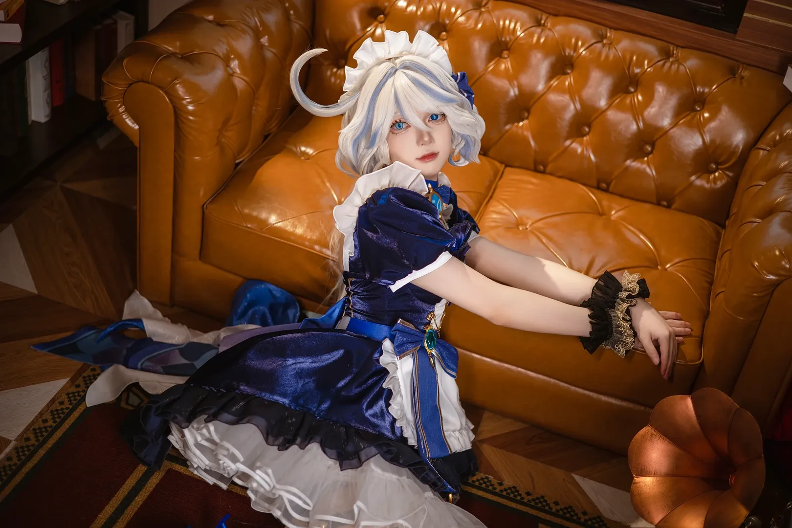 原神, cosplay, 芙宁娜cos, 女仆装, 原神cos - 第3张
