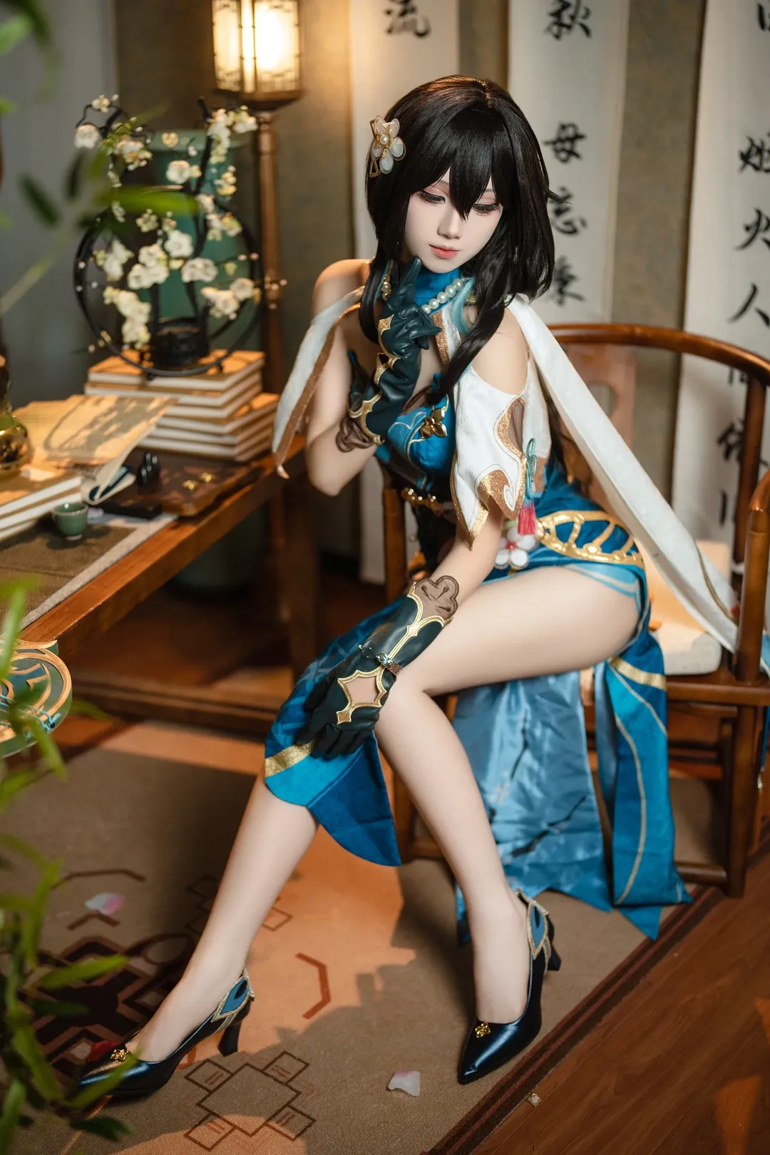高质量cos, 崩坏星穹铁道, 国风cosplay, 国风美学, 阮•梅cos - 第3张