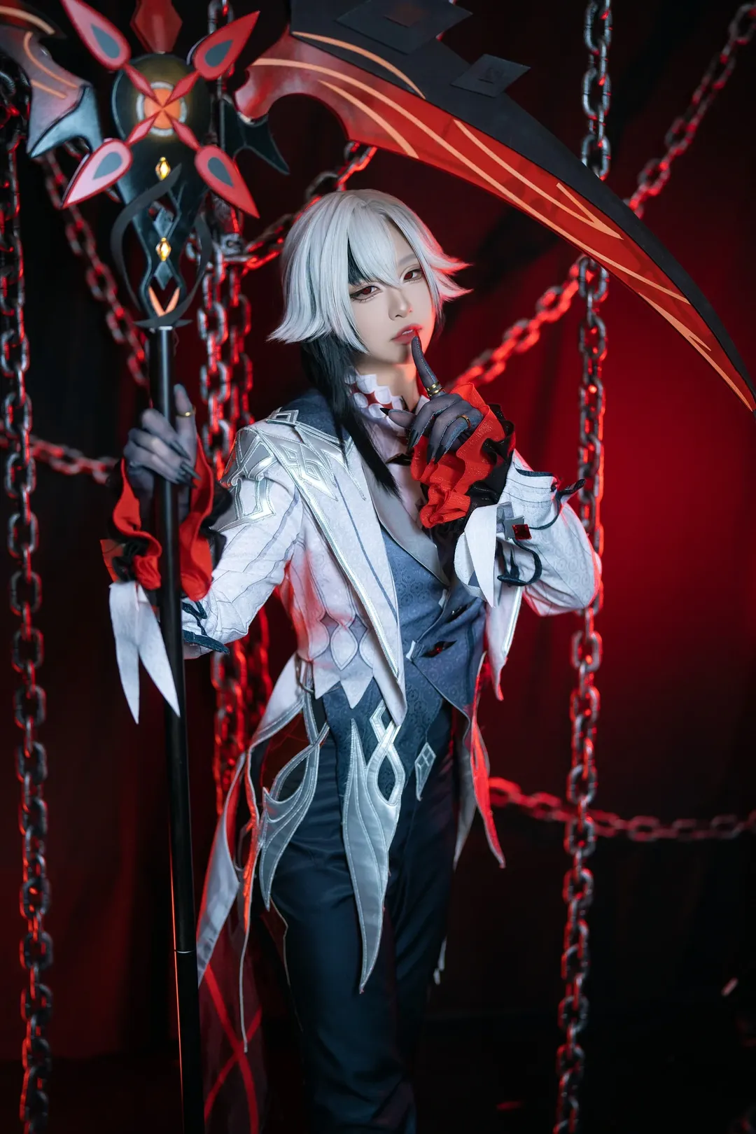 原神, 原神cos, cosplay正片, 米游妙妙屋, 阿蕾奇诺cos - 第1张