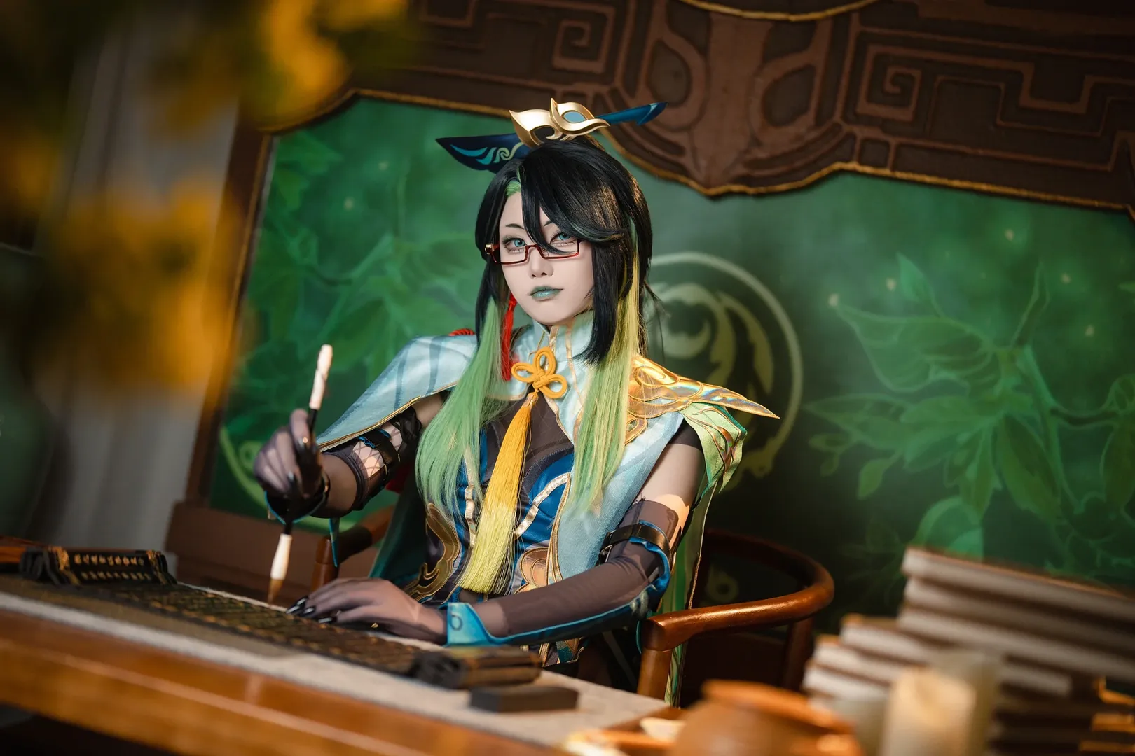 原神, 原神cos, cosplay摄影, 国风妆造, 闲云cos