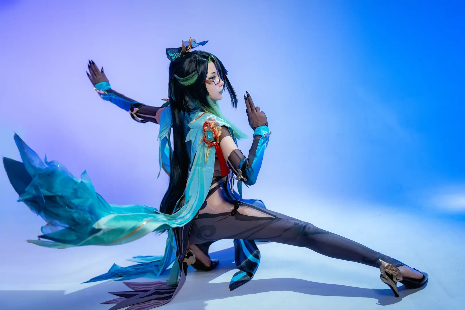 原神, 原神cos, cosplay摄影, 国风妆造, 闲云cos - 第3张