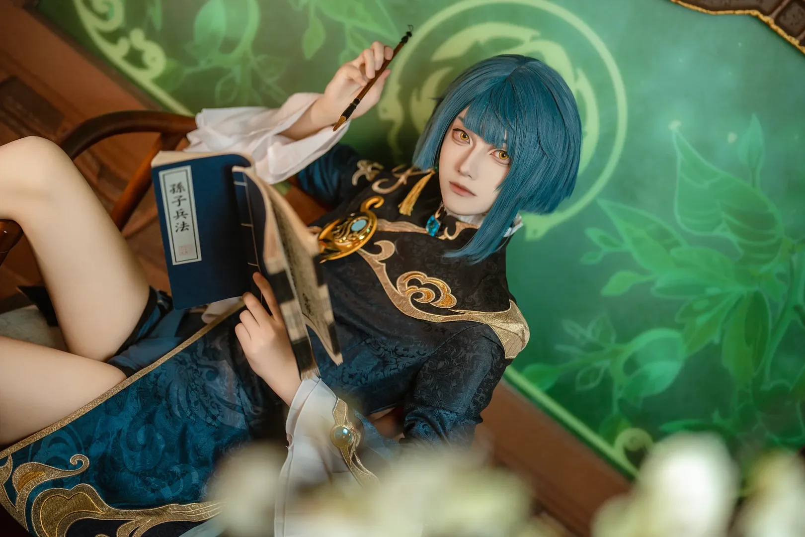 原神, 二次元摄影, 行秋cos, 原神cosplay, 璃月少年 - 第3张