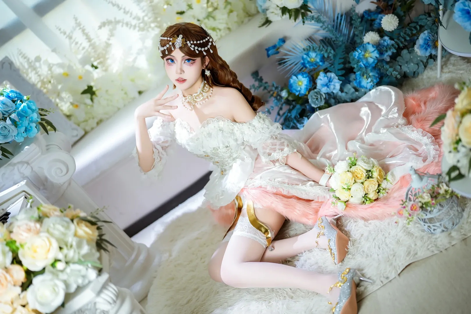 cosplay, 第五人格, 摄影分享, 红夫人贝拉夫人cos, 宫廷风穿搭