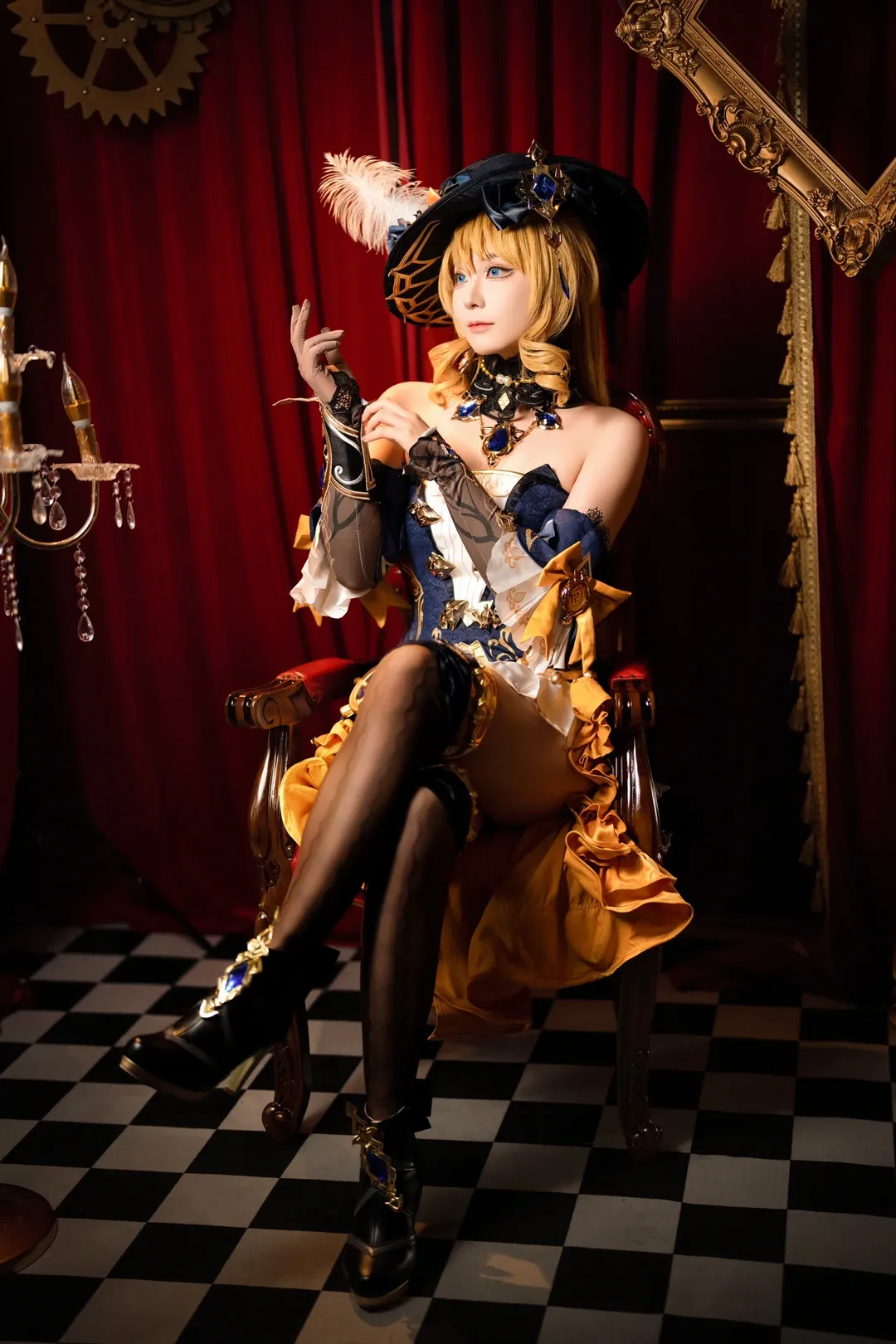 原神, cos正片, 娜维娅cos, 原神cosplay, 蒸汽朋克风格 - 第4张