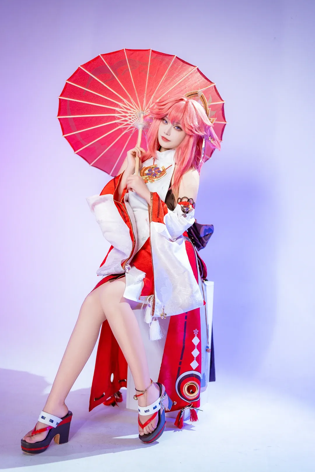 原神, cosplay, 八重神子cos, 原神cosplay, 米游妙妙屋 - 第1张