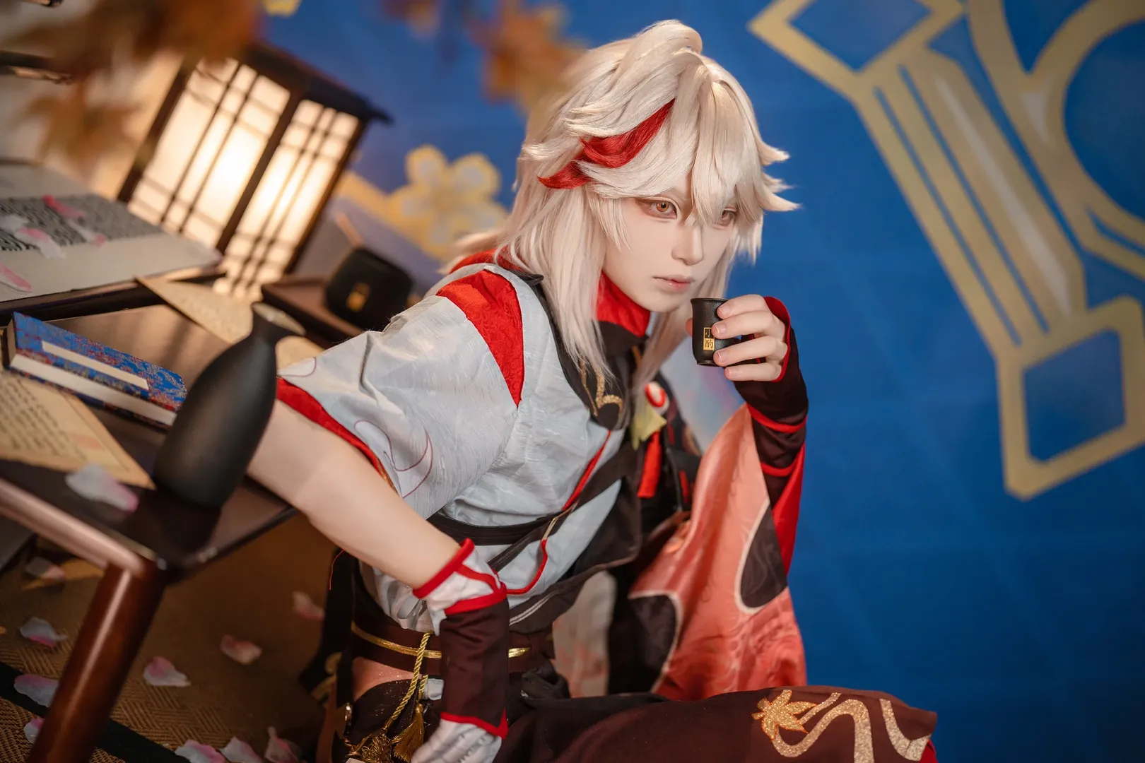角色扮演, 原神, 和风摄影, cosplay场照, 枫原万叶cos - 第1张