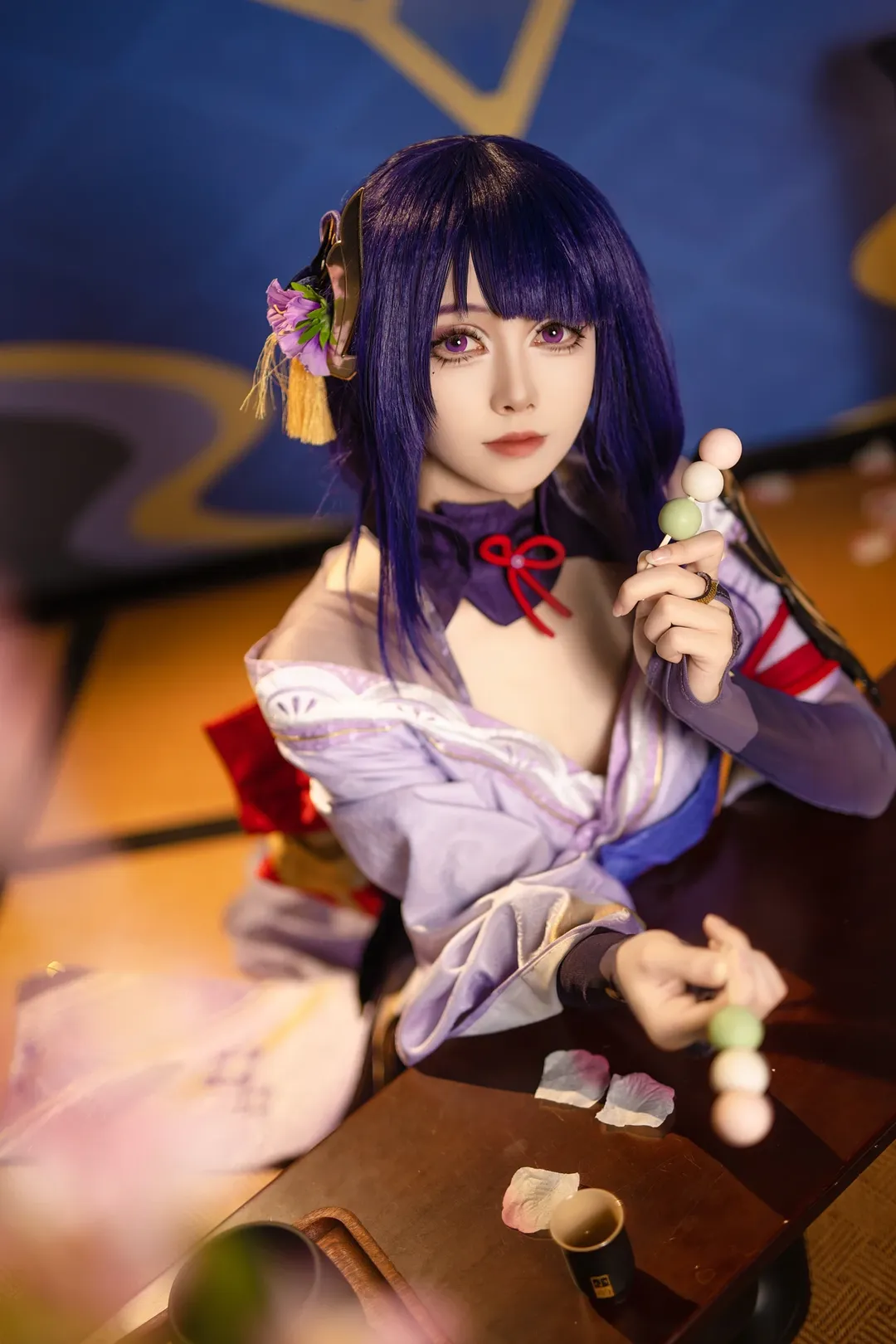 原神, 二次元少女, 原神cosplay, 雷电将军cos, 紫芸cos - 第1张