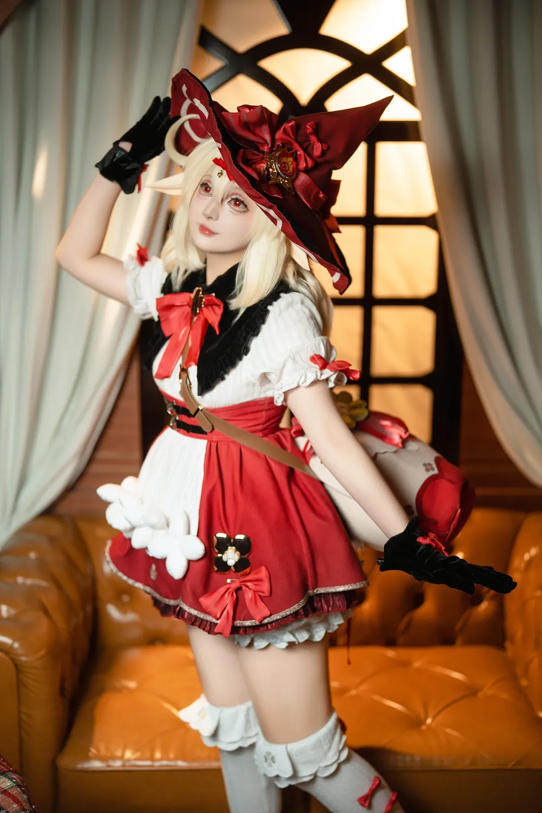 原神, 二次元摄影, 可莉cos, 魔女装扮, 万圣节cosplay - 第3张