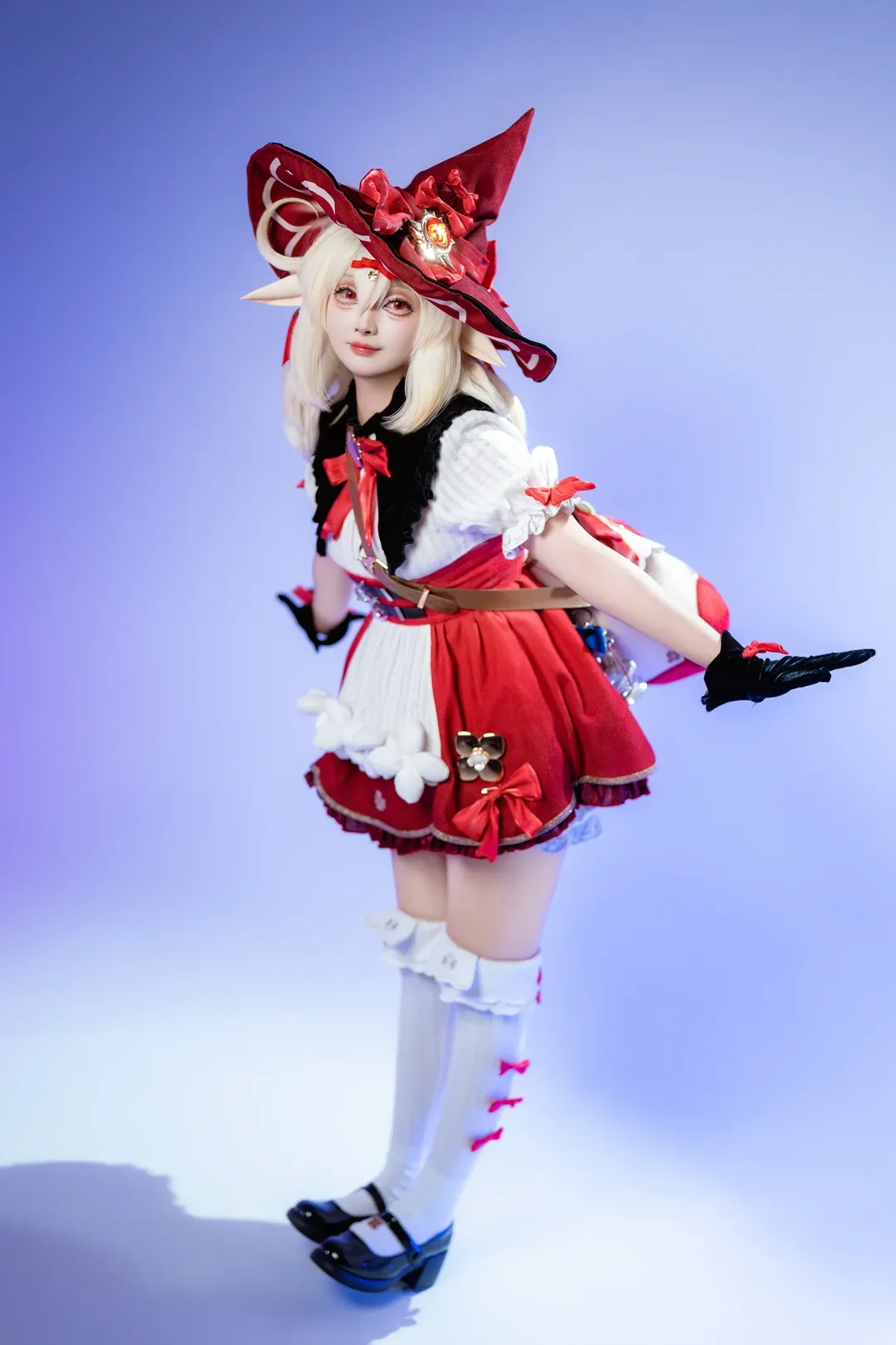 原神, 二次元摄影, 可莉cos, 魔女装扮, 万圣节cosplay