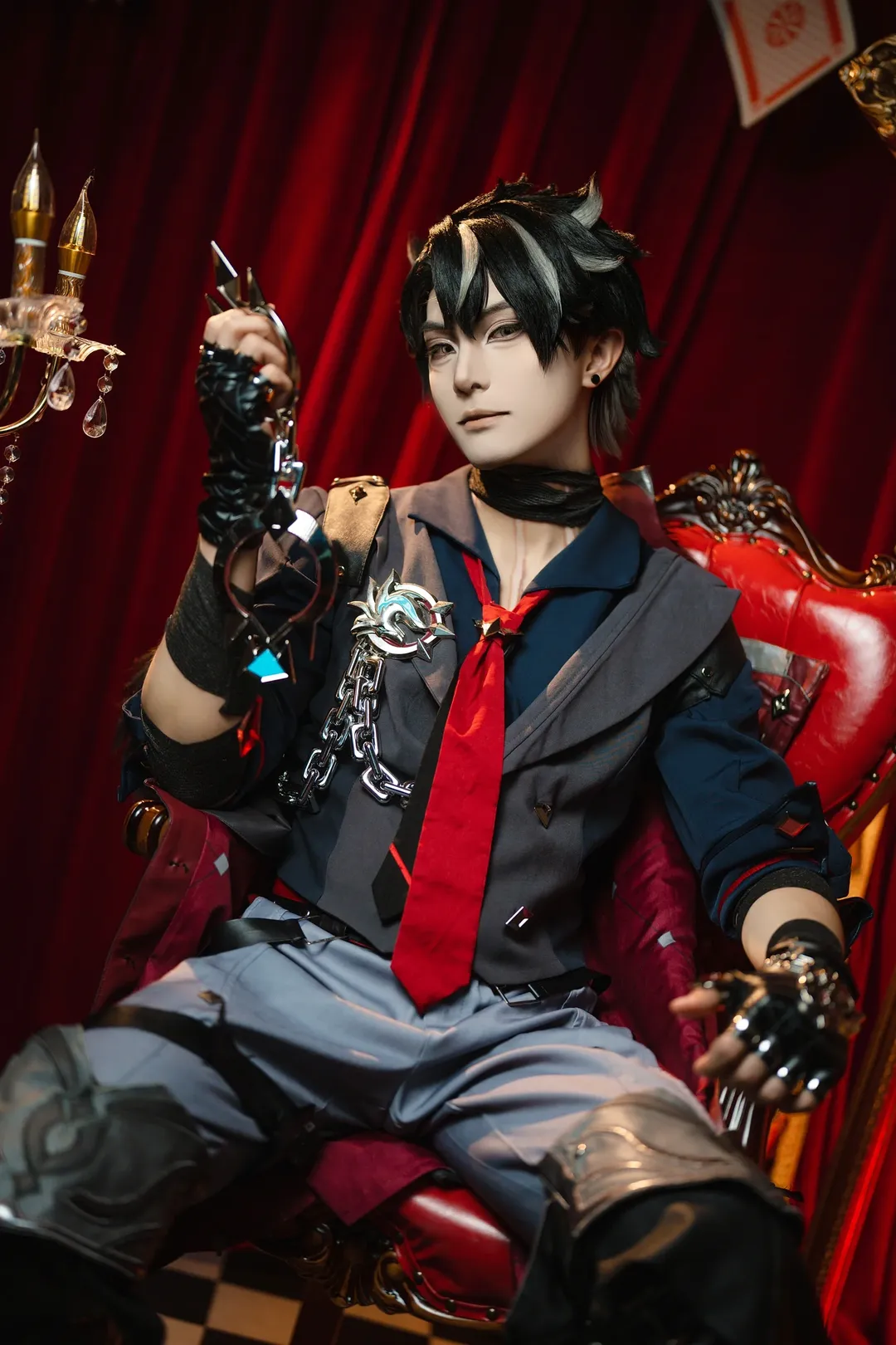 原神, cosplay摄影, 游戏角色扮演, 氛围感拍摄, 莱欧斯利cos - 第1张
