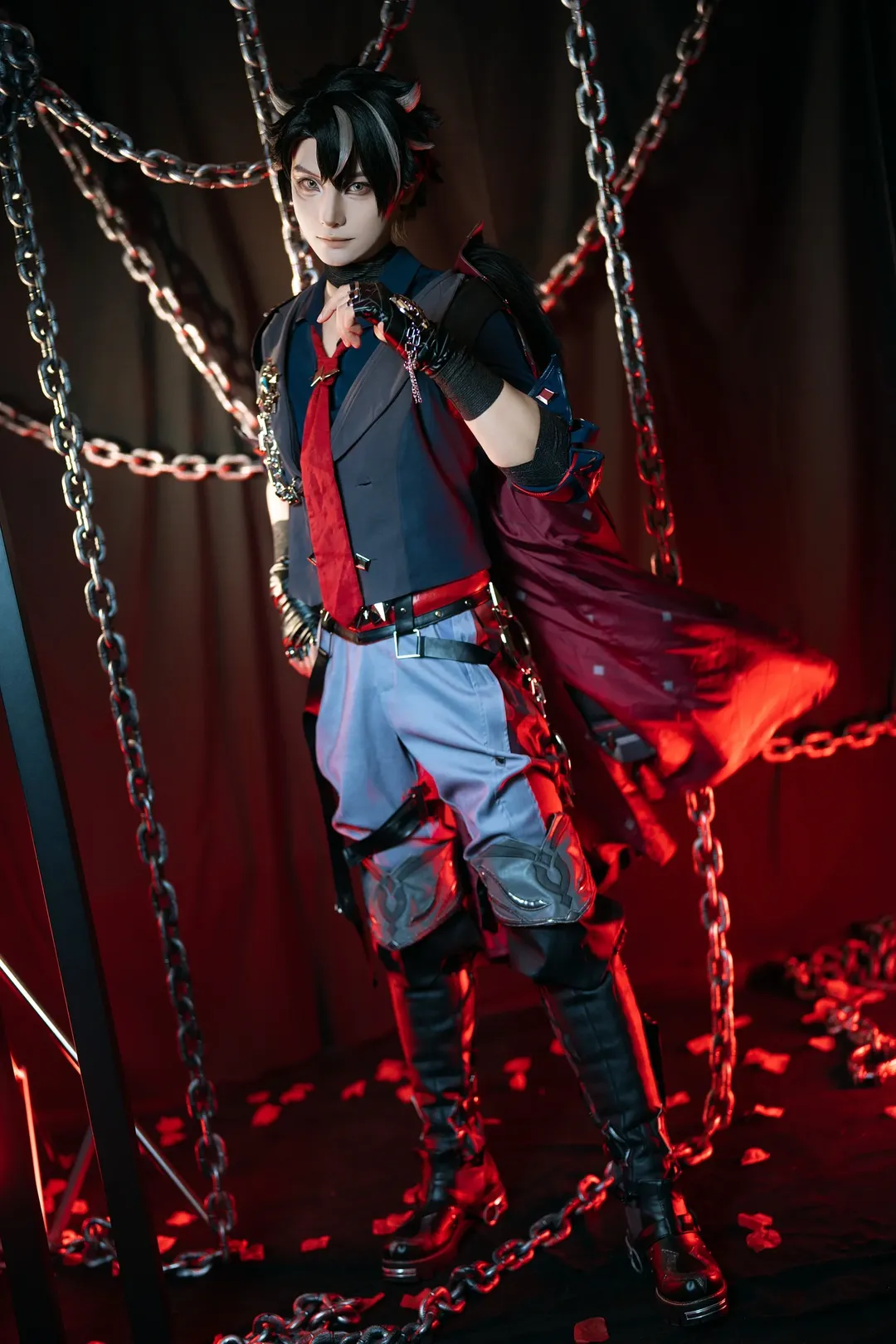 原神, cosplay摄影, 游戏角色扮演, 氛围感拍摄, 莱欧斯利cos - 第4张