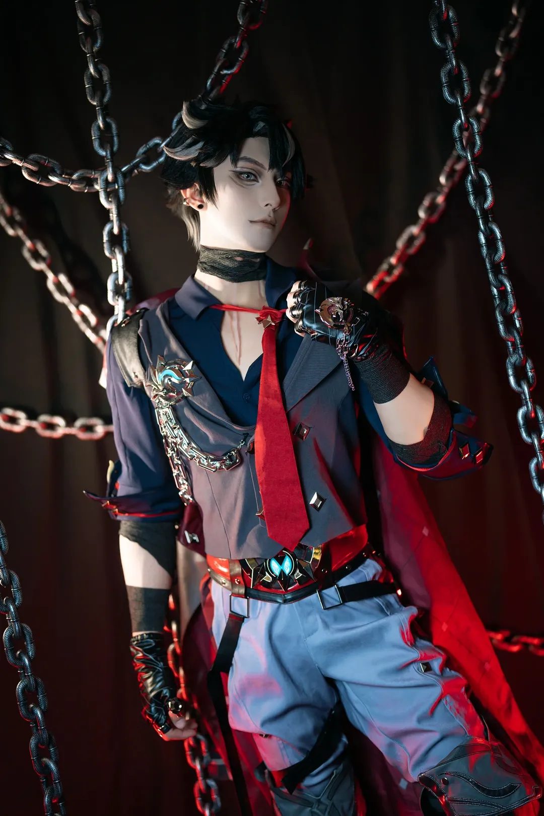 原神, cosplay摄影, 游戏角色扮演, 氛围感拍摄, 莱欧斯利cos