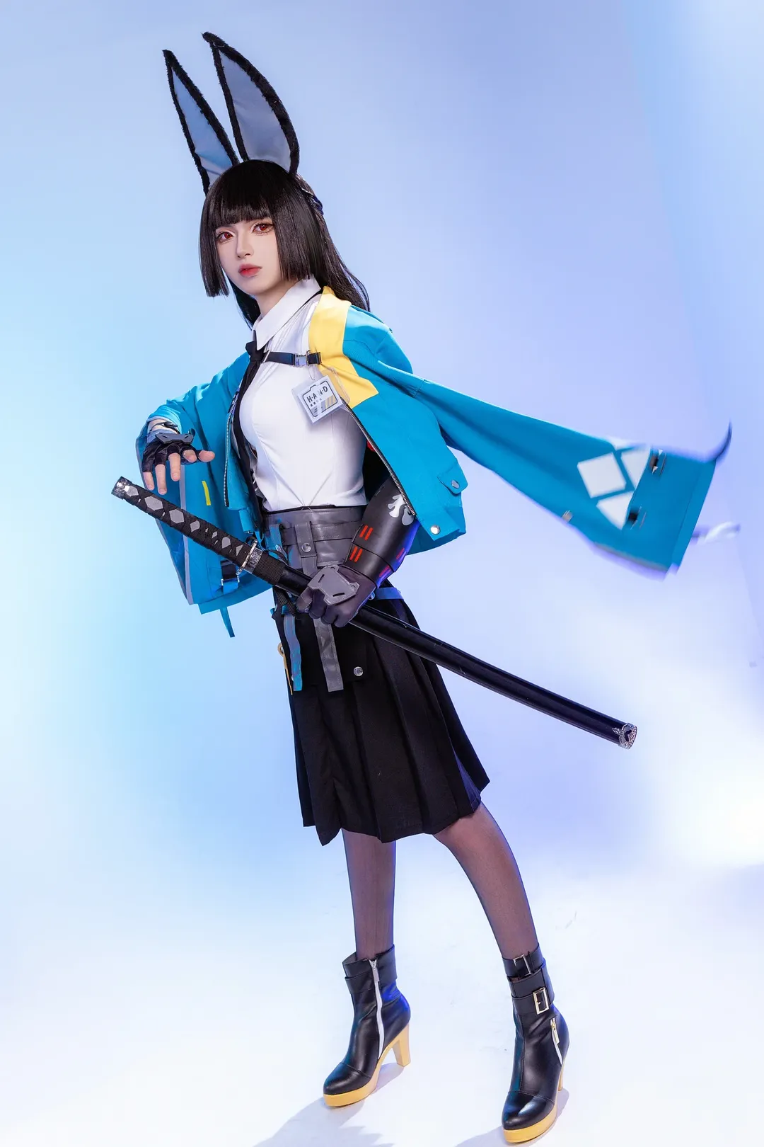 绝区零, Cosplay摄影, 星见雅cos, 特工装扮, 复古风大片 - 第4张