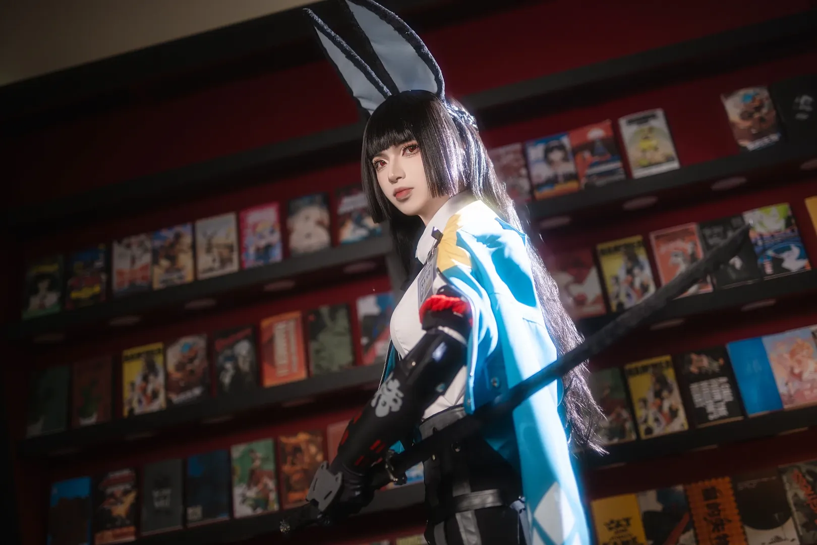 绝区零, Cosplay摄影, 星见雅cos, 特工装扮, 复古风大片 - 第5张