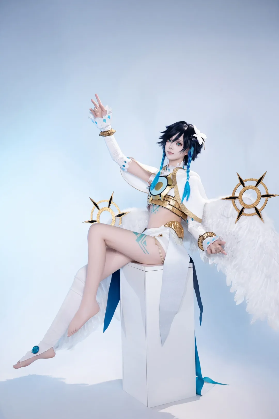 Genshin Impact, Genshin Impact cosplay, Venti cosplay, Cosplay client photos, Anemo Archon Barbatos