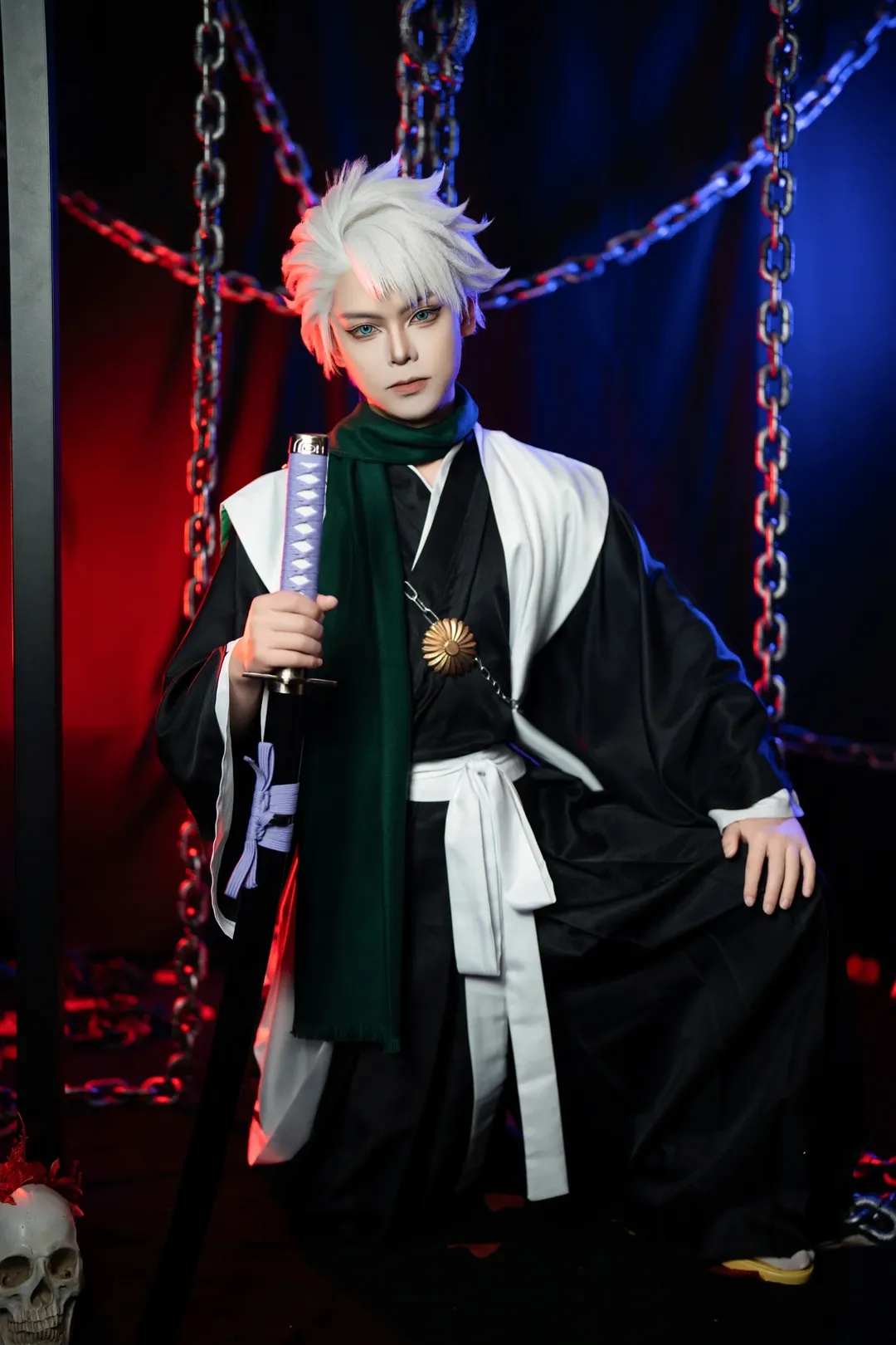 cosplay正片, 二次元写真, 和风人像, 日番谷冬狮郎cos, 死神 - 第1张