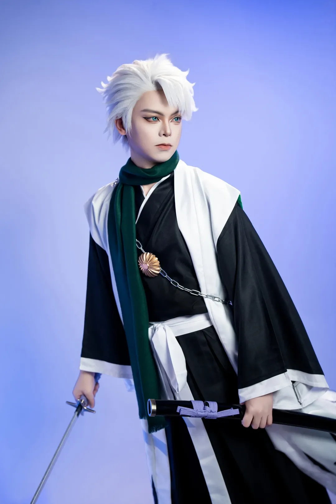 cosplay正片, 二次元写真, 和风人像, 日番谷冬狮郎cos, 死神 - 第2张
