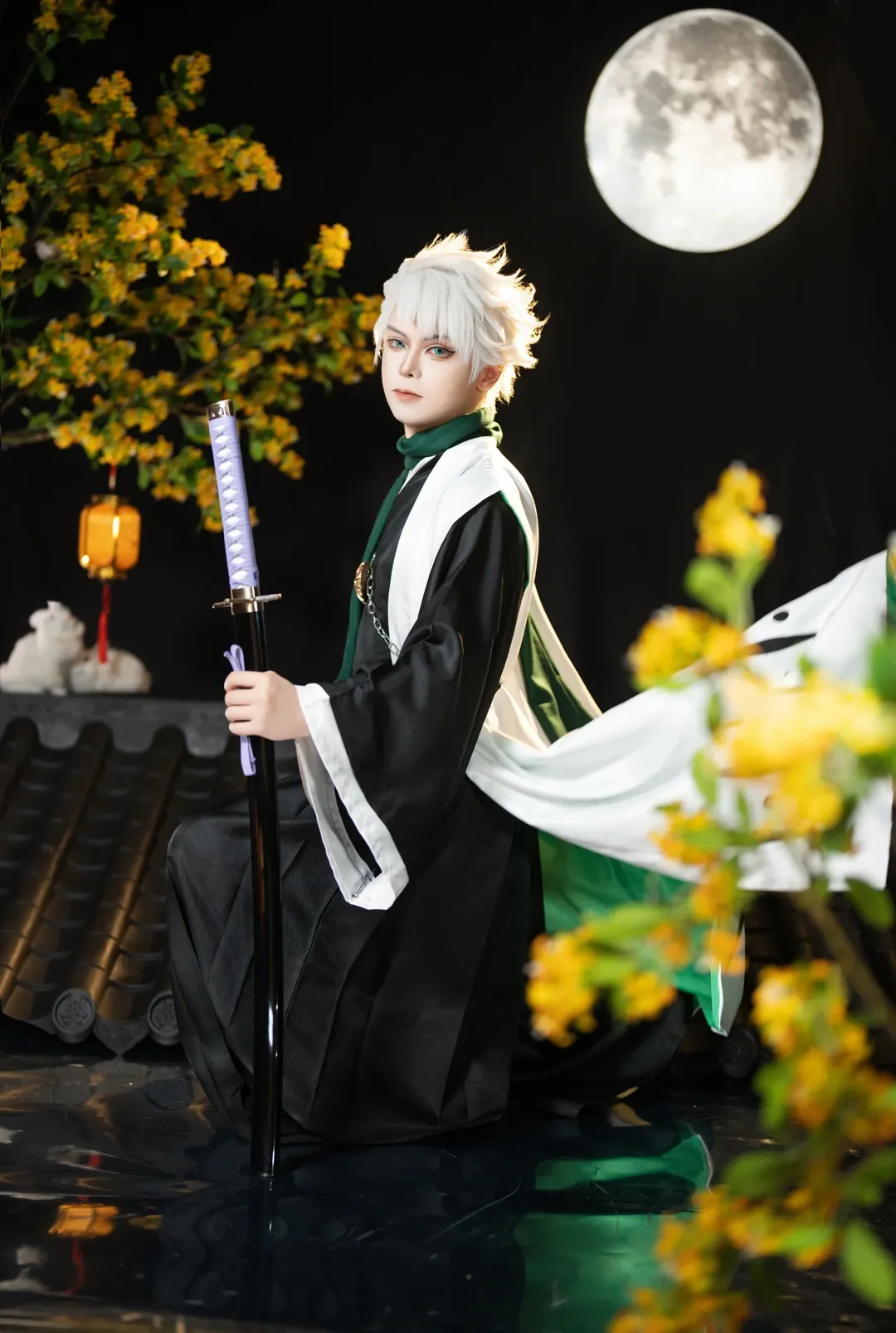 cosplay正片, 二次元写真, 和风人像, 日番谷冬狮郎cos, 死神 - 第5张