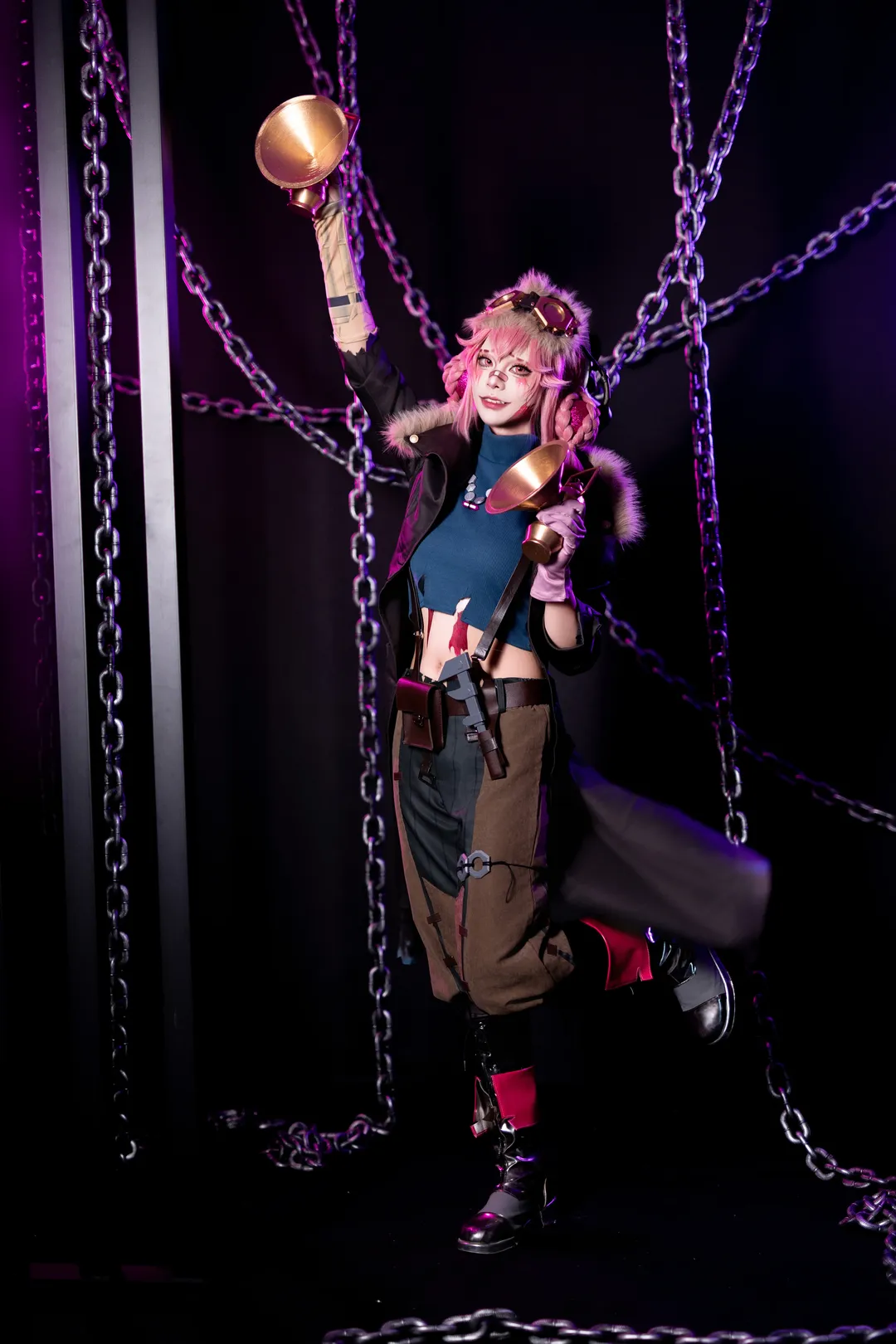 第五人格, 舞台摄影, cosplay正片, 拉拉队员cos, 工业风布景 - 第1张