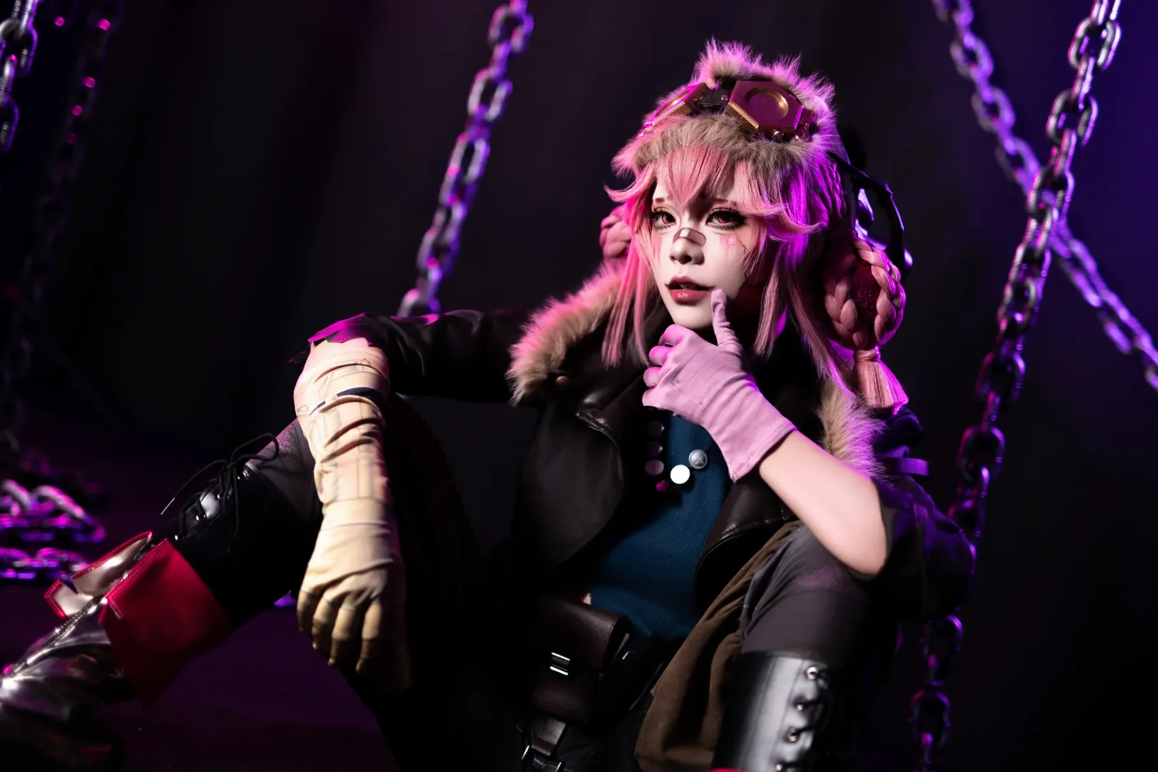 Identity V 第五人格, 舞台写真, コスプレ撮影, チアリーダーコスプレ, インダストリアル風セット