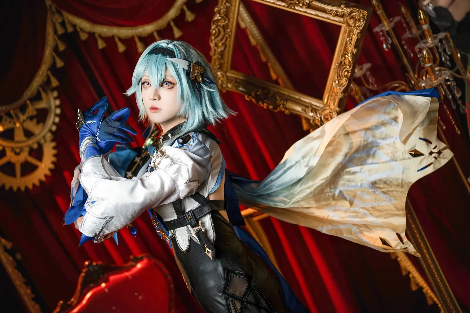 原神, cosplay, 二次元摄影, 优菈cos, 大剑道具 - 第2张