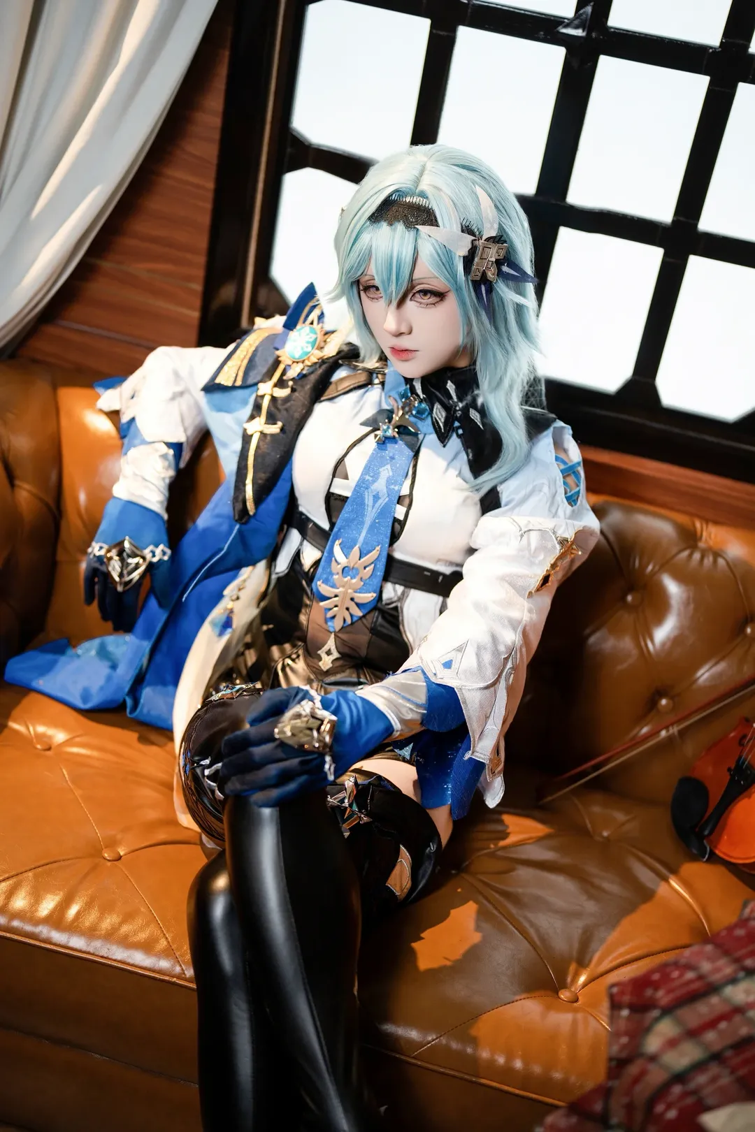 原神, cosplay, 二次元摄影, 优菈cos, 大剑道具