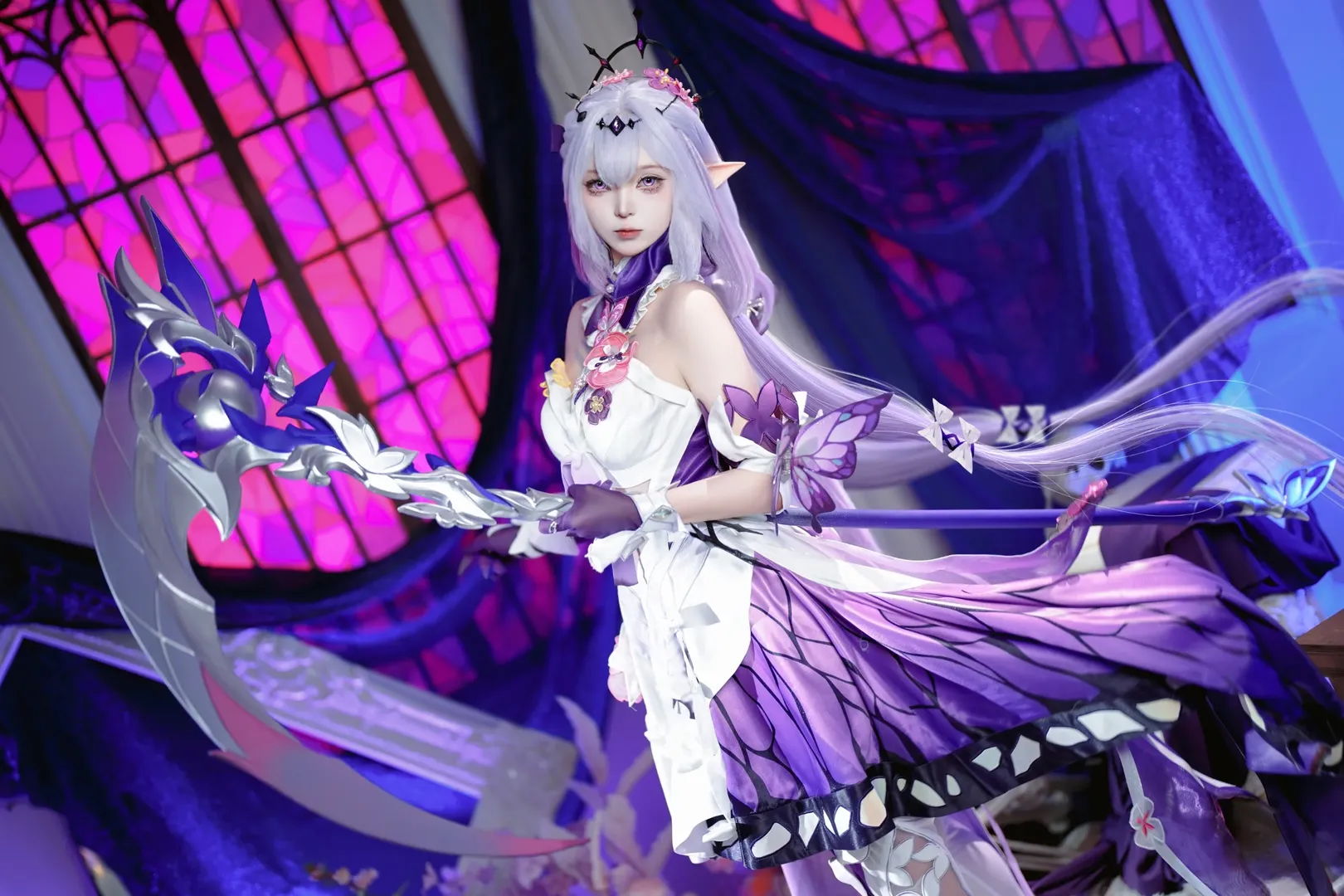 崩壊：スターレイル, キャストリス コスプレ, コスプレ撮影, ホヨワンダフルハウス, エルフ耳スタイル - 4枚目