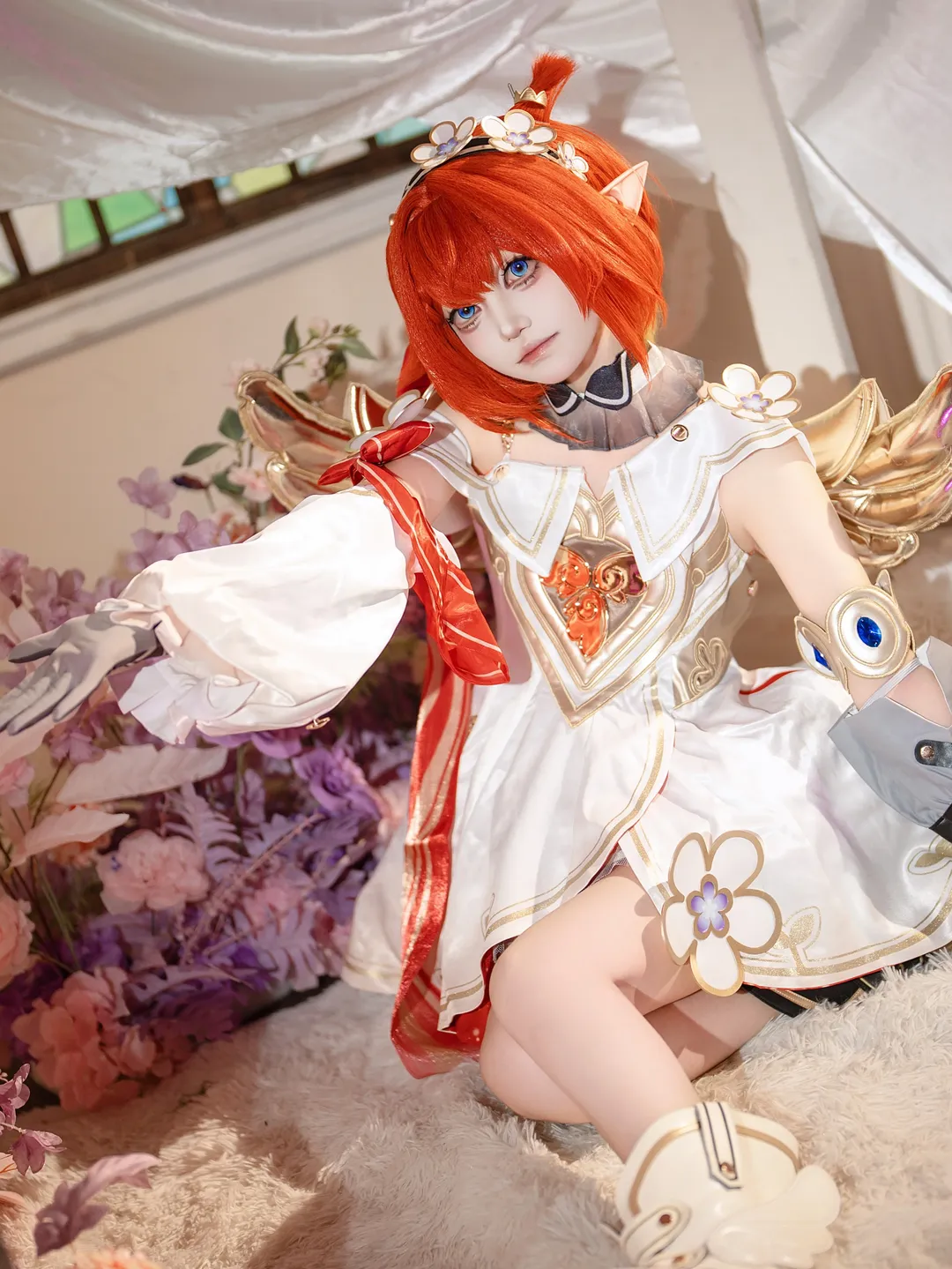 二次元少女, 崩壞星穹鐵道, 緹寶cos, cosplay攝影, 精靈風妝造 - 第1張