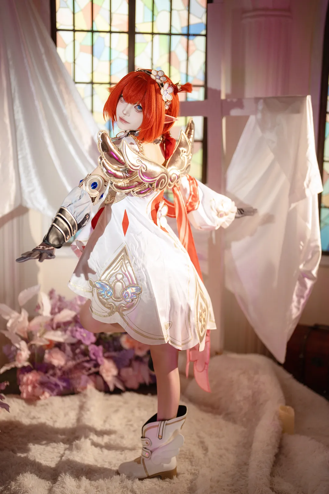 二次元少女, 崩壞星穹鐵道, 緹寶cos, cosplay攝影, 精靈風妝造 - 第2張