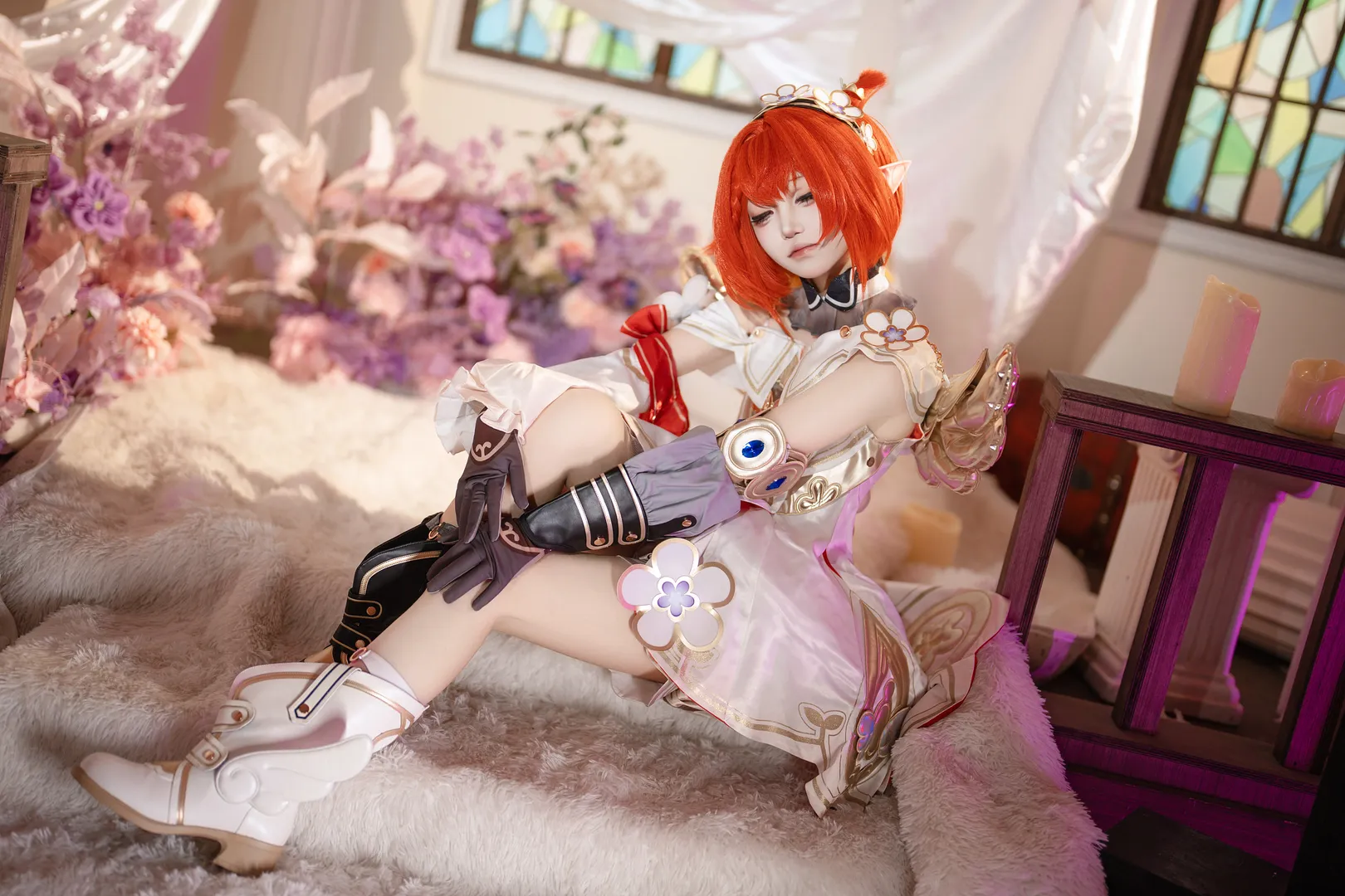 二次元少女, 崩壞星穹鐵道, 緹寶cos, cosplay攝影, 精靈風妝造 - 第3張