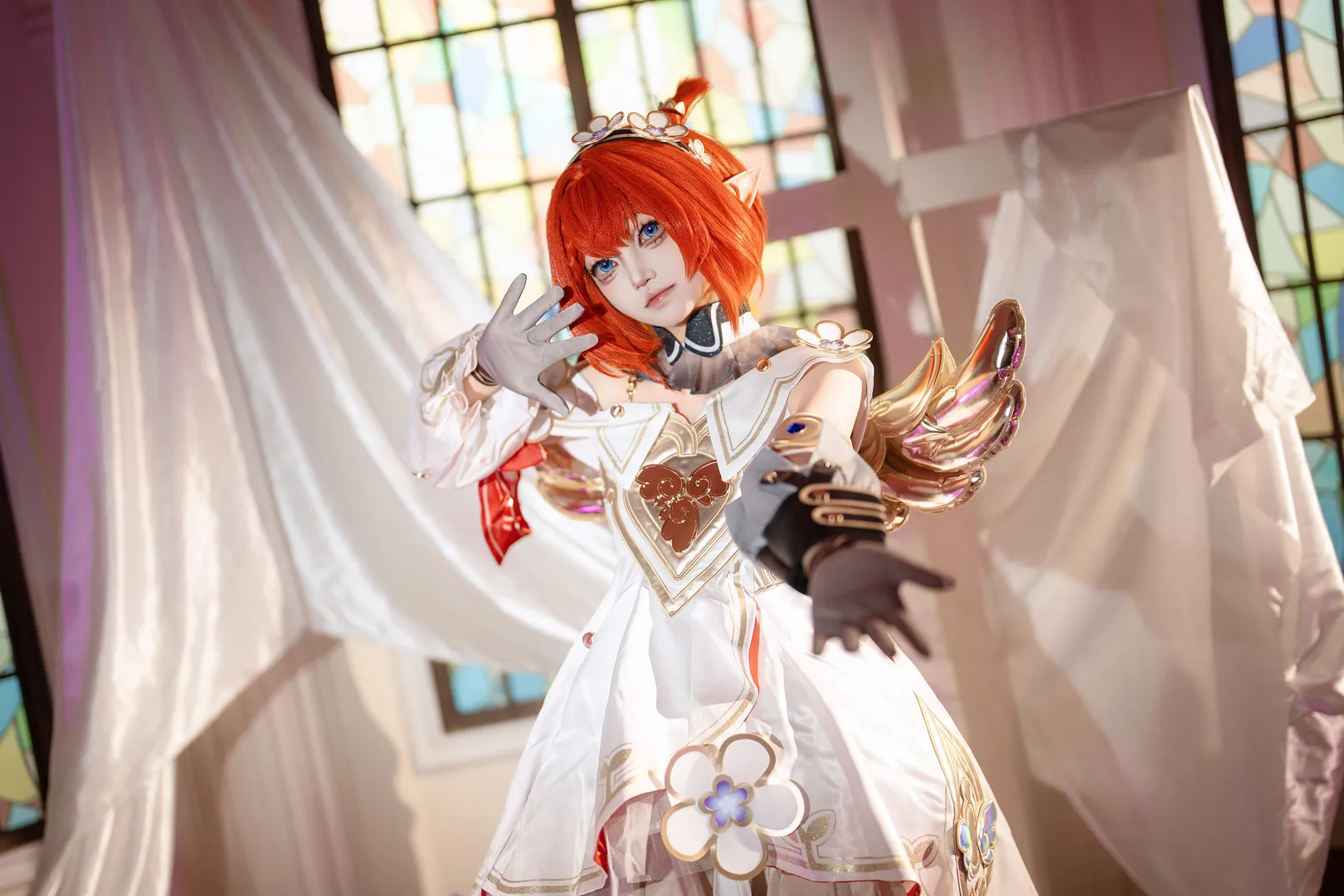 二次元少女, 崩壞星穹鐵道, 緹寶cos, cosplay攝影, 精靈風妝造 - 第5張