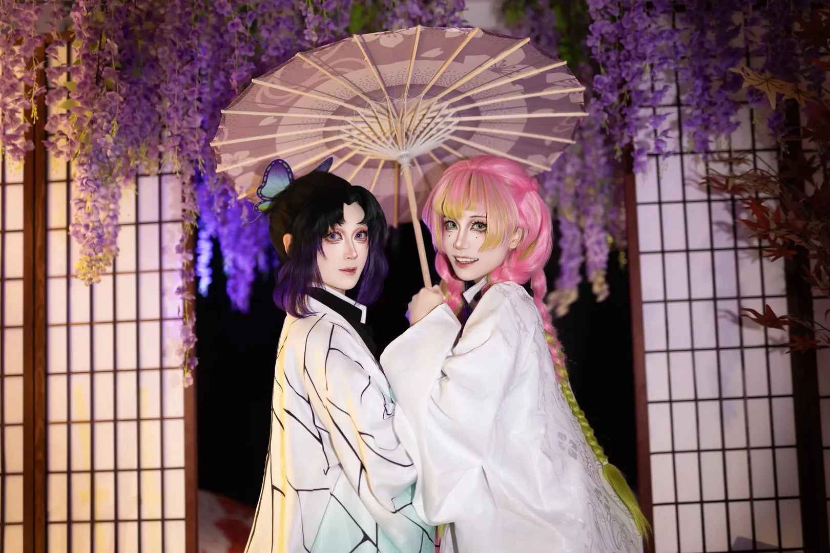 鬼滅の刃, コスプレ撮影, 二次元再現, 和風写真, 胡蝶しのぶ コスプレ - 2枚目