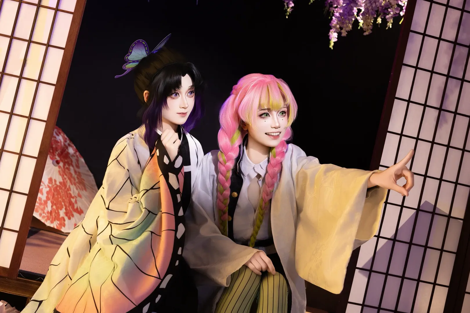 鬼滅の刃, コスプレ撮影, 二次元再現, 和風写真, 胡蝶しのぶ コスプレ - 3枚目