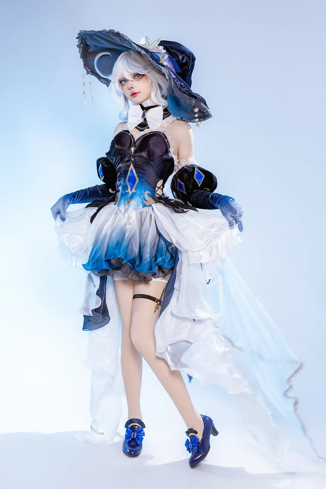 原神, 二次元少女, 芙宁娜cos, cosplay摄影, 深海来信 - 第1张