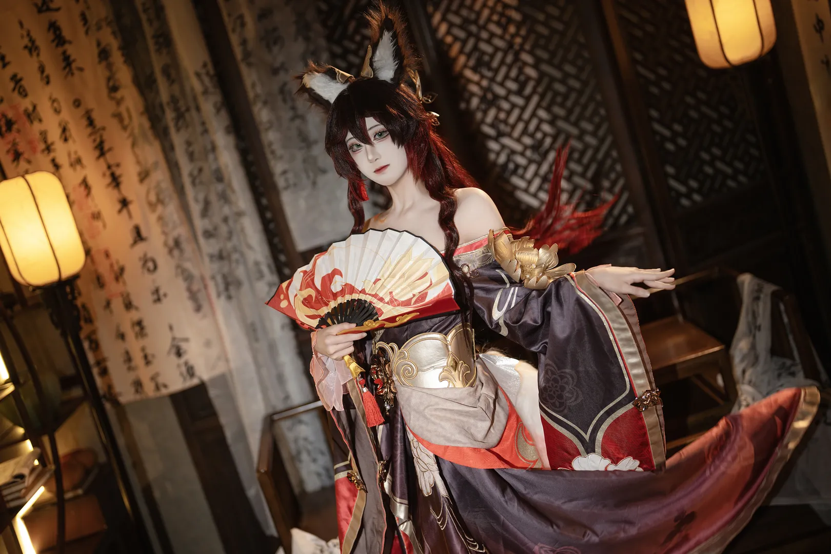 忘归人cos, 崩坏星穹铁道, 古风cosplay, cosplay摄影, 国风兽耳 - 第3张