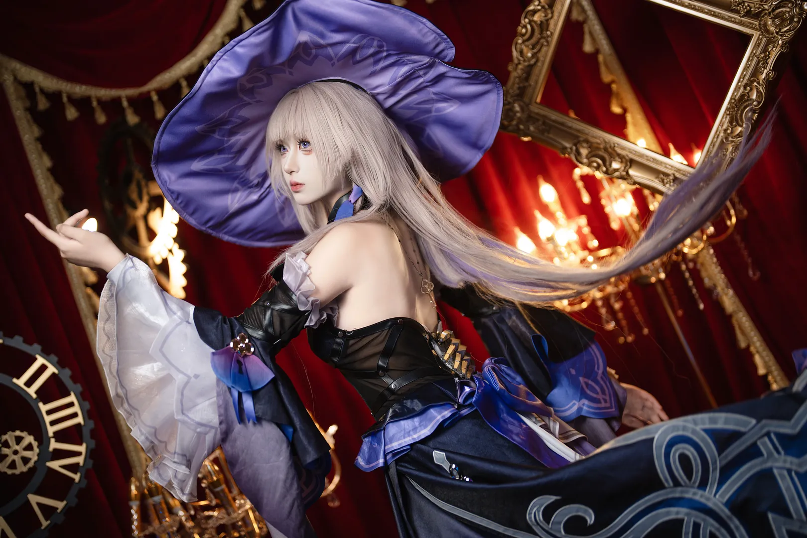 崩壊：スターレイル, ヘルタ コスプレ, コスプレ撮影, ゴシック風写真, 魔女の仮装 - 3枚目