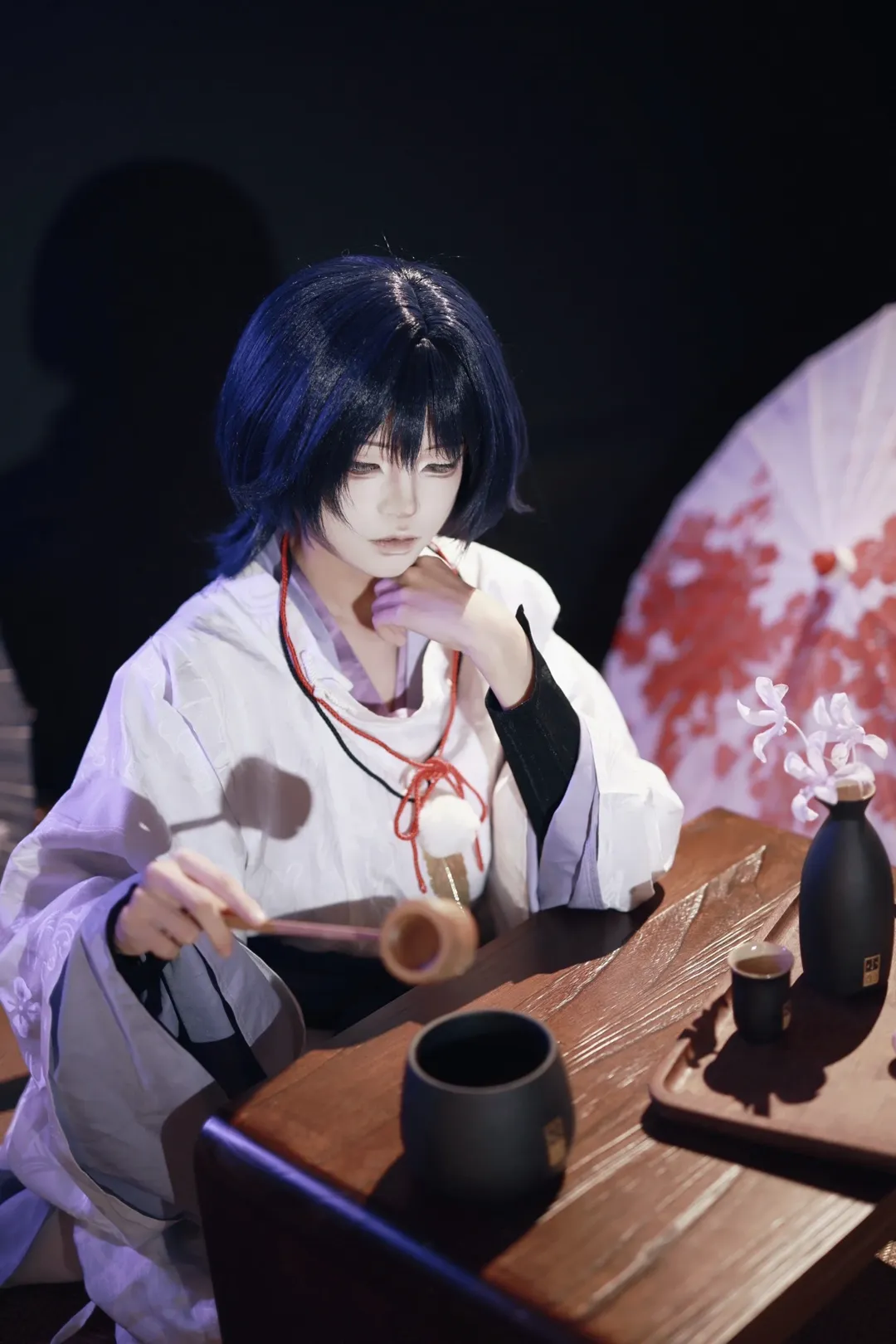角色扮演, 原神, 散兵cos, cosplay摄影, 和风古风 - 第1张
