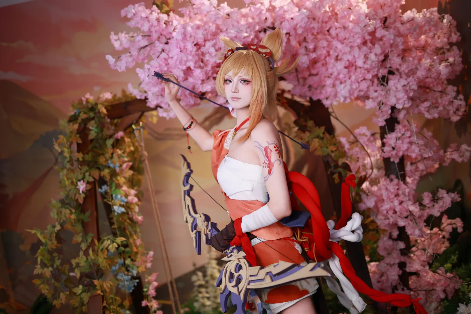 二次元, 原神, cosplay, 和风摄影, 宵宫cos - 第3张