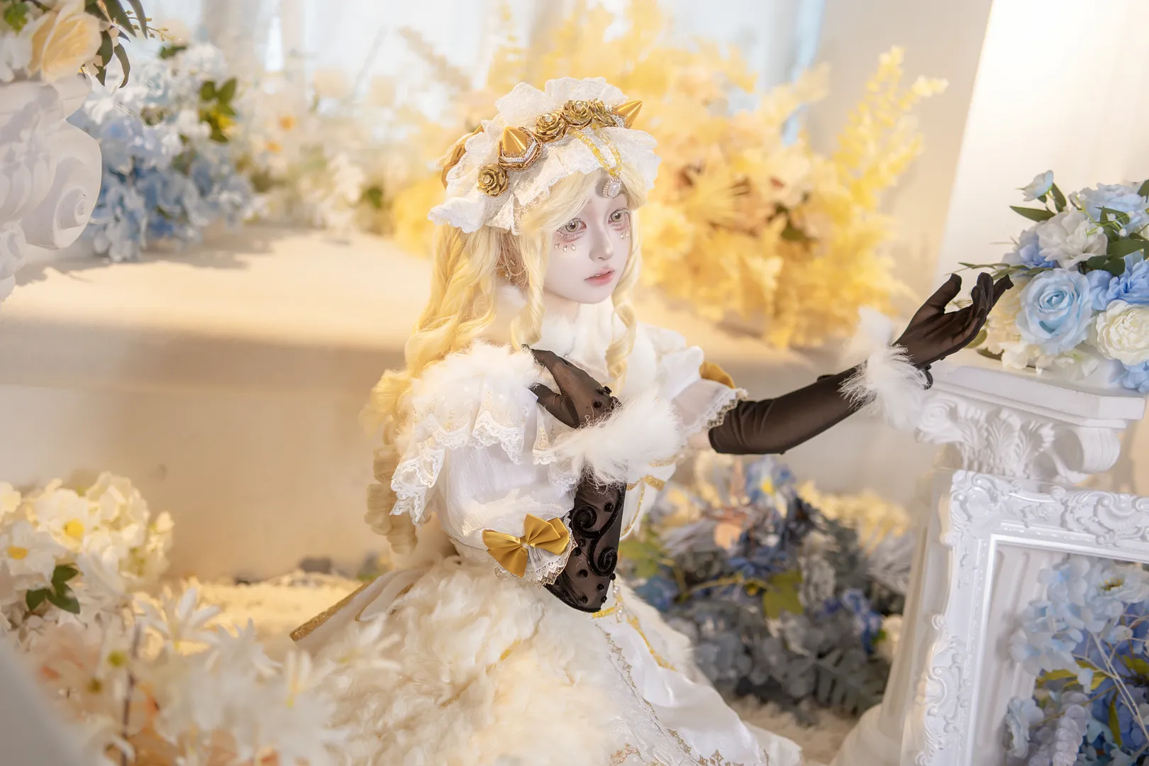 第五人格, cosplay妆造, 白色洋装, 小女孩cos, 恶之源