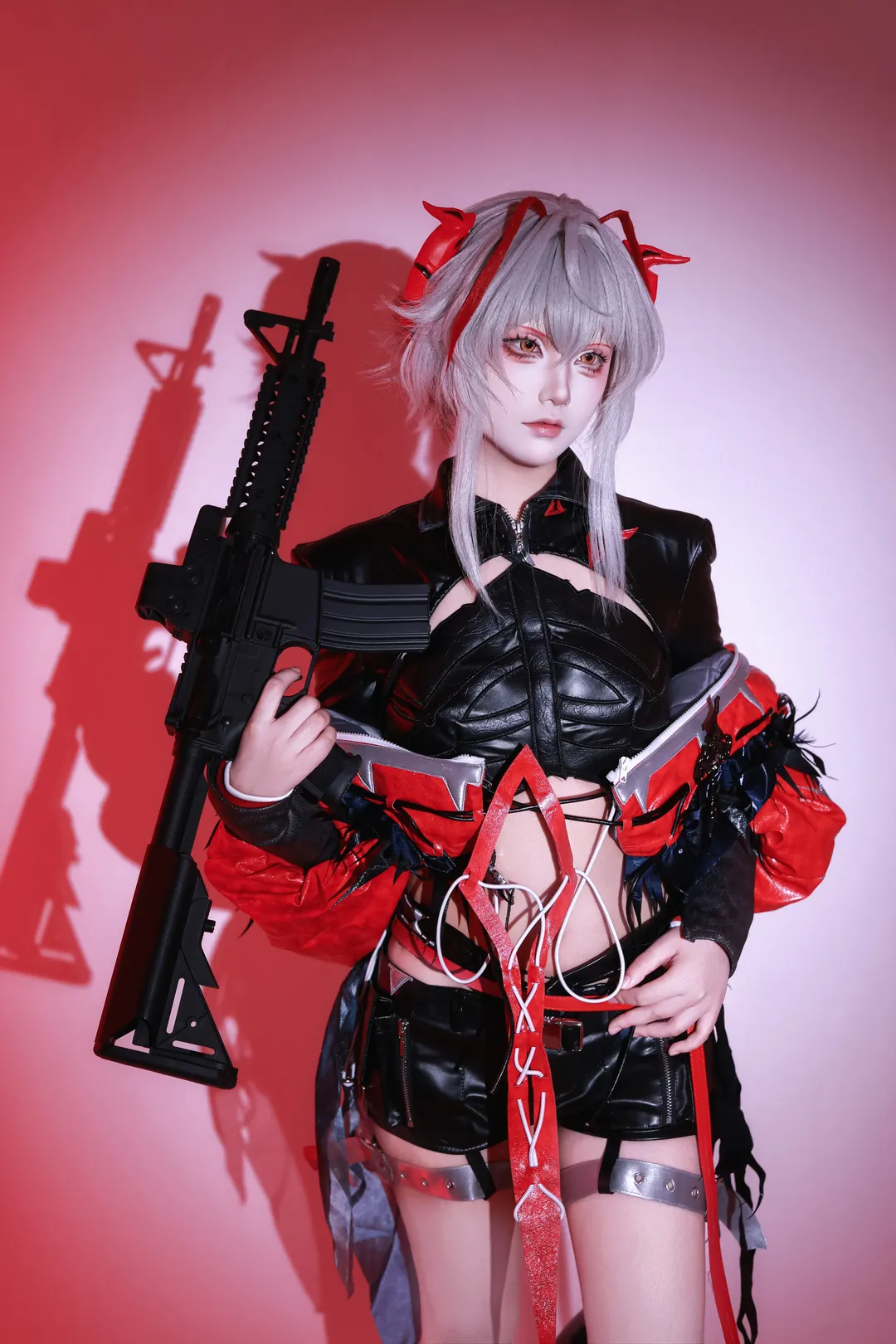 明日方舟, 维什戴尔cos, 战术少女, 赛博朋克摄影, 机能风cos