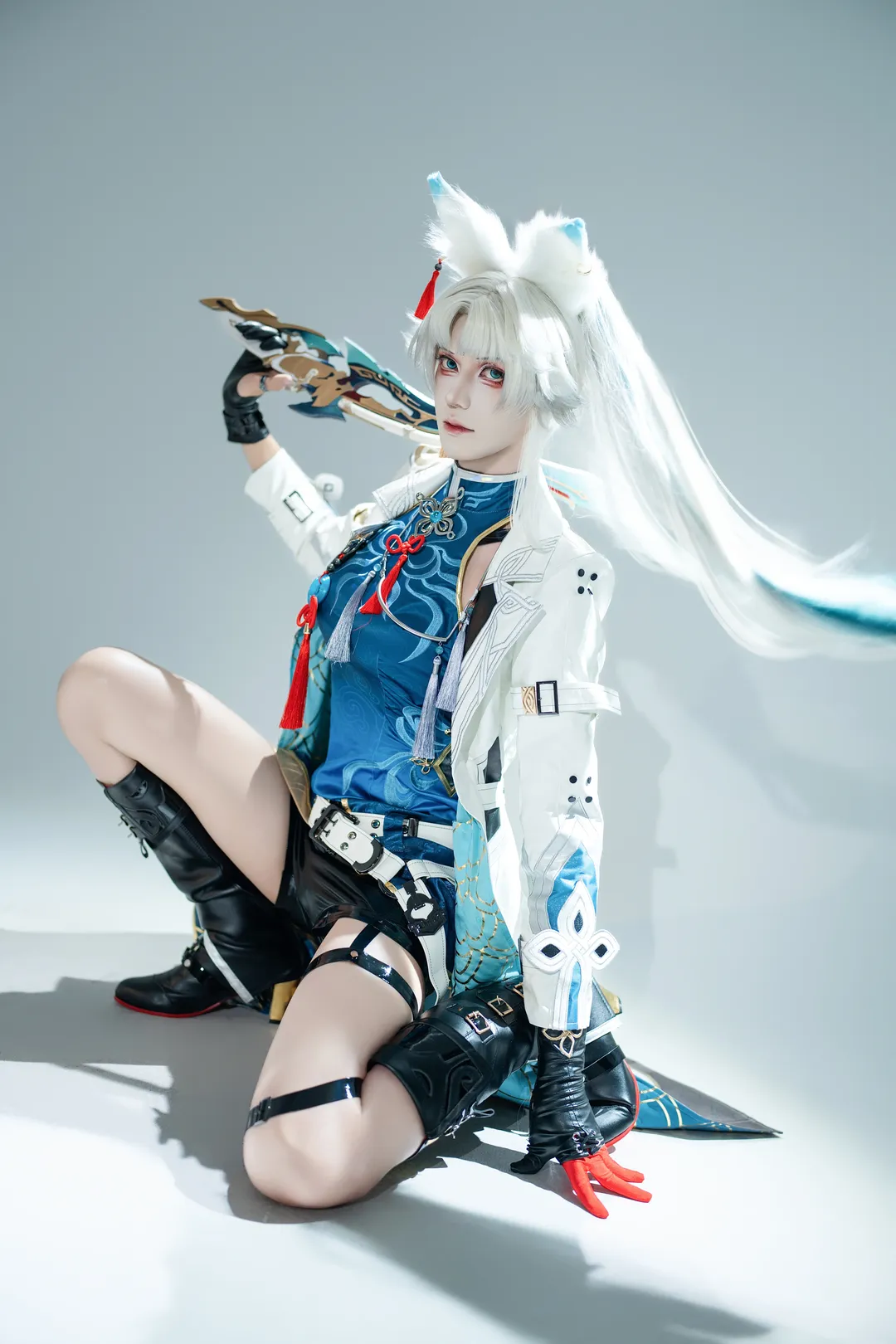 摄影棚, 崩坏星穹铁道, 飞霄cos, 国风cos, 兽耳娘 - 第2张