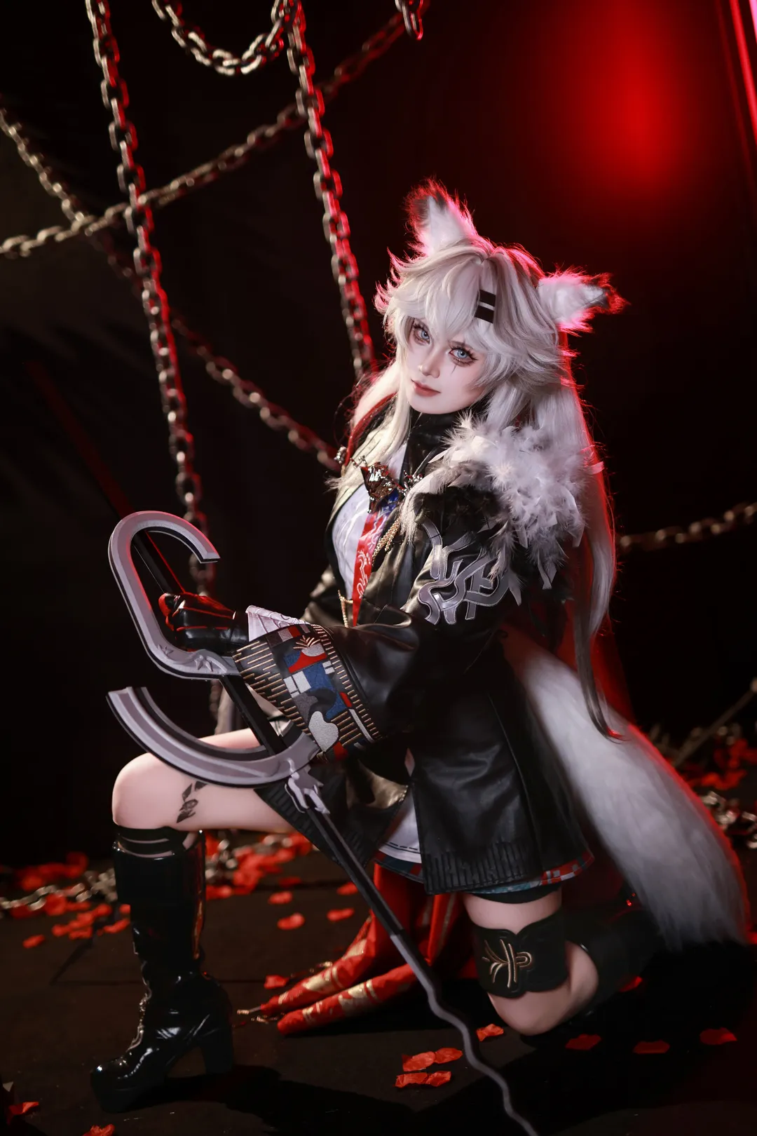 明日方舟, 二次元cos, cosplay摄影, 荒芜拉普兰德cos, 还原向cosplay