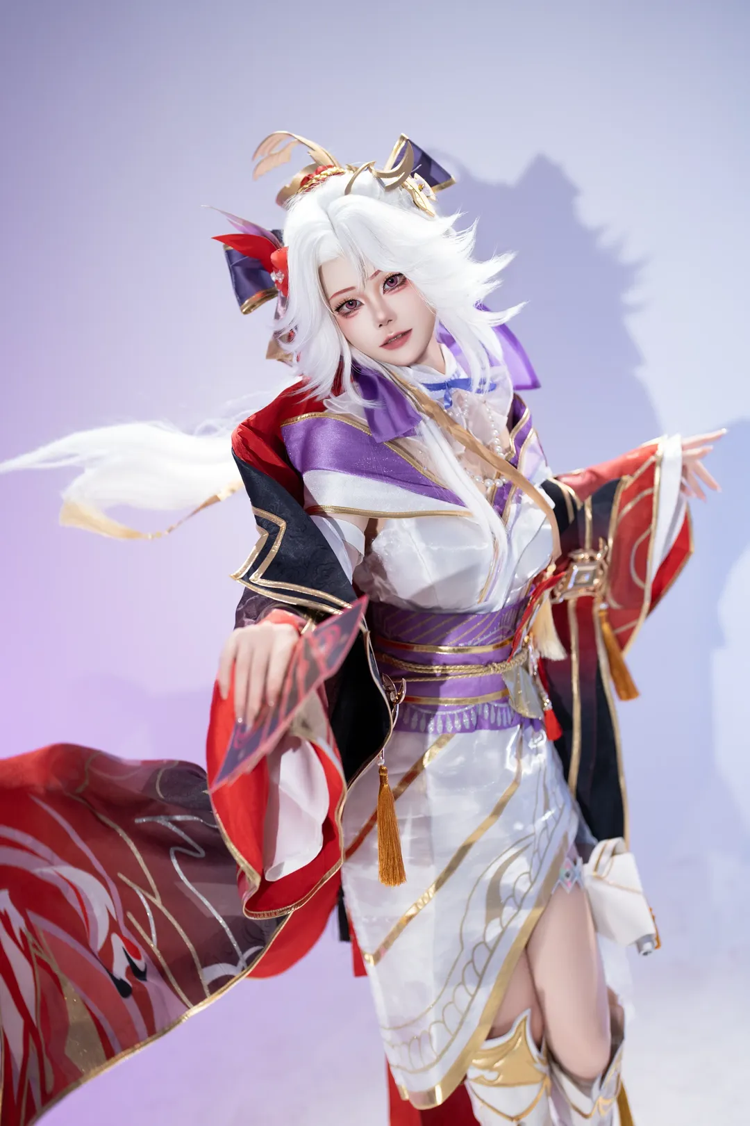 王者荣耀, 不知火舞cos, cosplay摄影, 和风cosplay, 花合斗