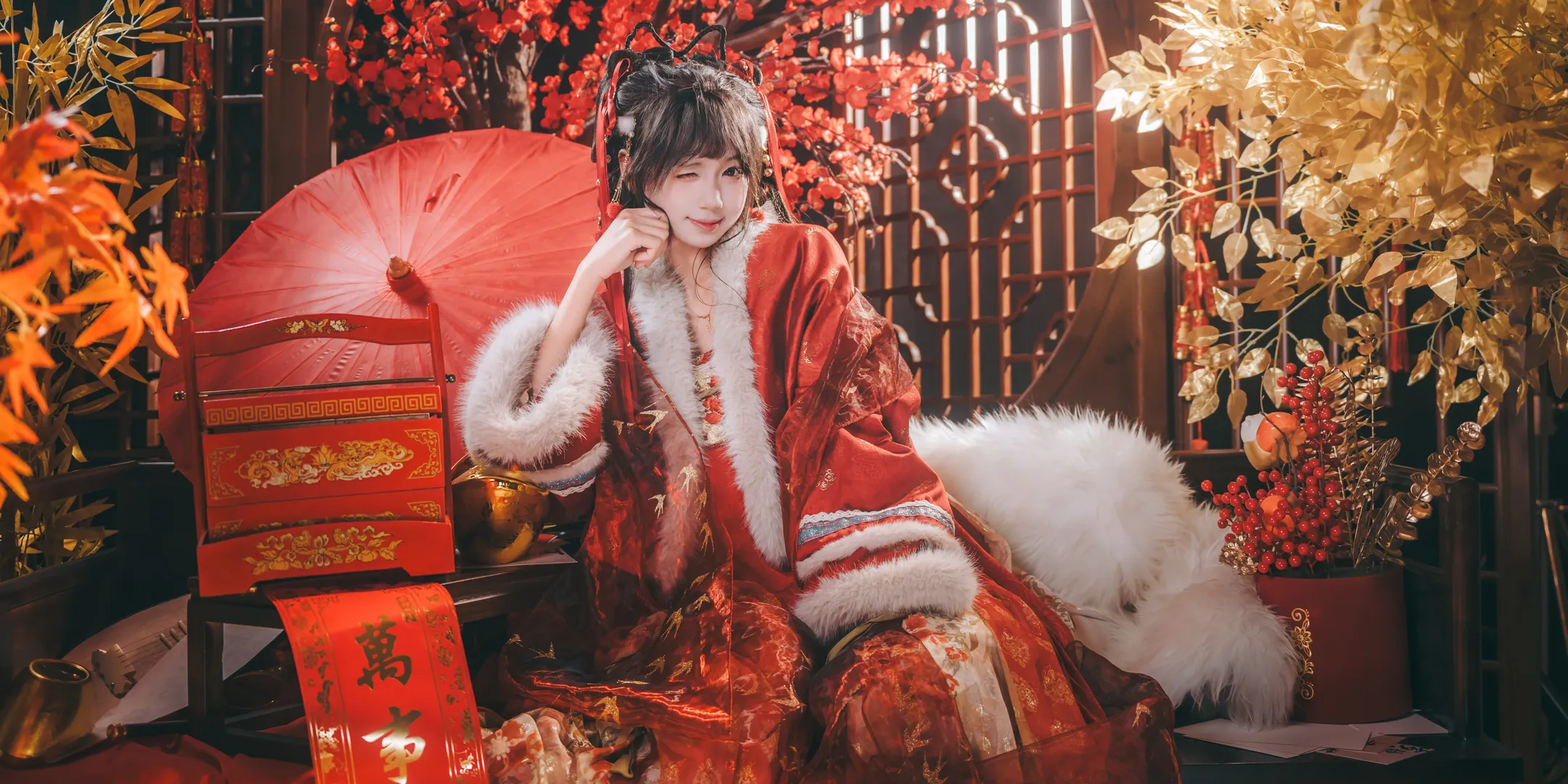 古风写真, 汉服cosplay, 新年摄影, 春节写真, 墨韵轩