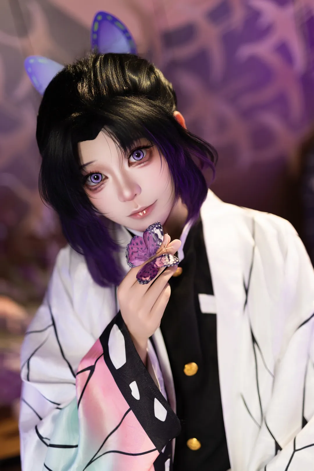 鬼灭之刃, cosplay摄影, 蝴蝶忍cos, 二次元coser, 蝶之呼吸 - 第1张