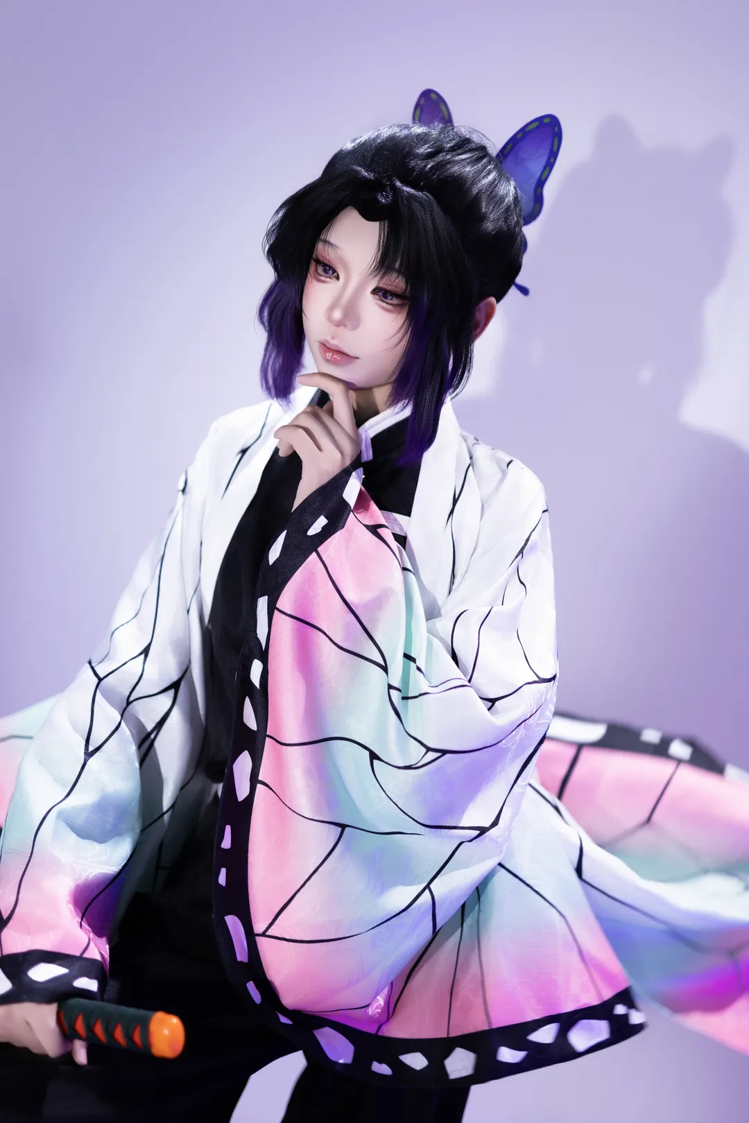 鬼灭之刃, cosplay摄影, 蝴蝶忍cos, 二次元coser, 蝶之呼吸 - 第3张