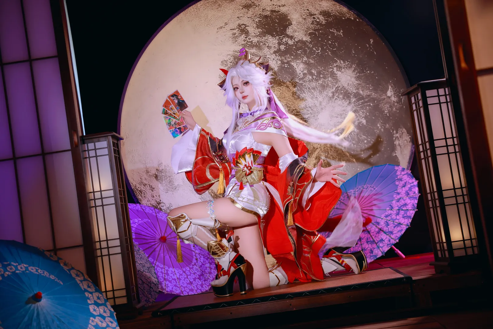 王者荣耀, 不知火舞cos, cosplay日常, 花合斗, 棚拍分享