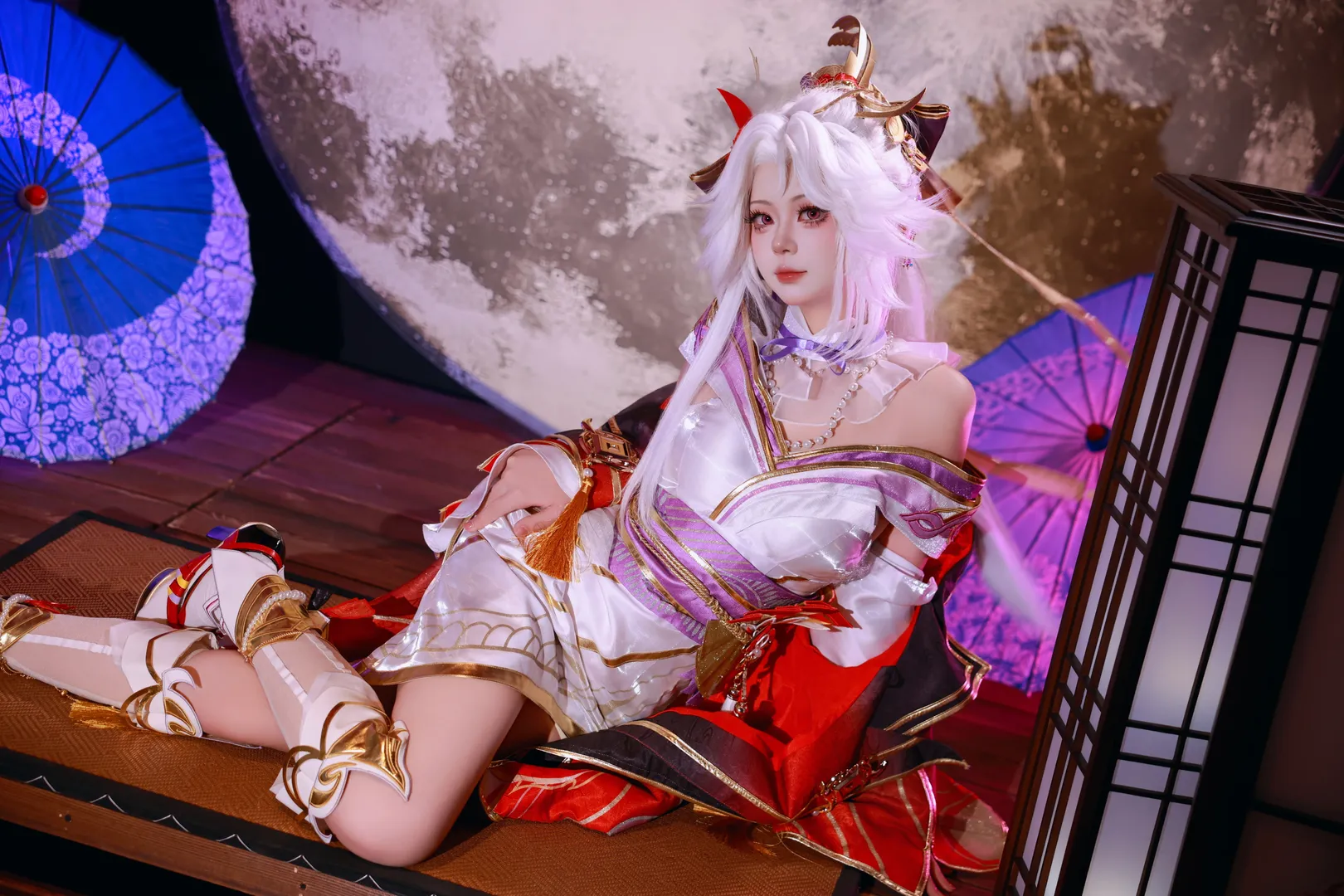 王者荣耀, 不知火舞cos, cosplay日常, 花合斗, 棚拍分享 - 第3张