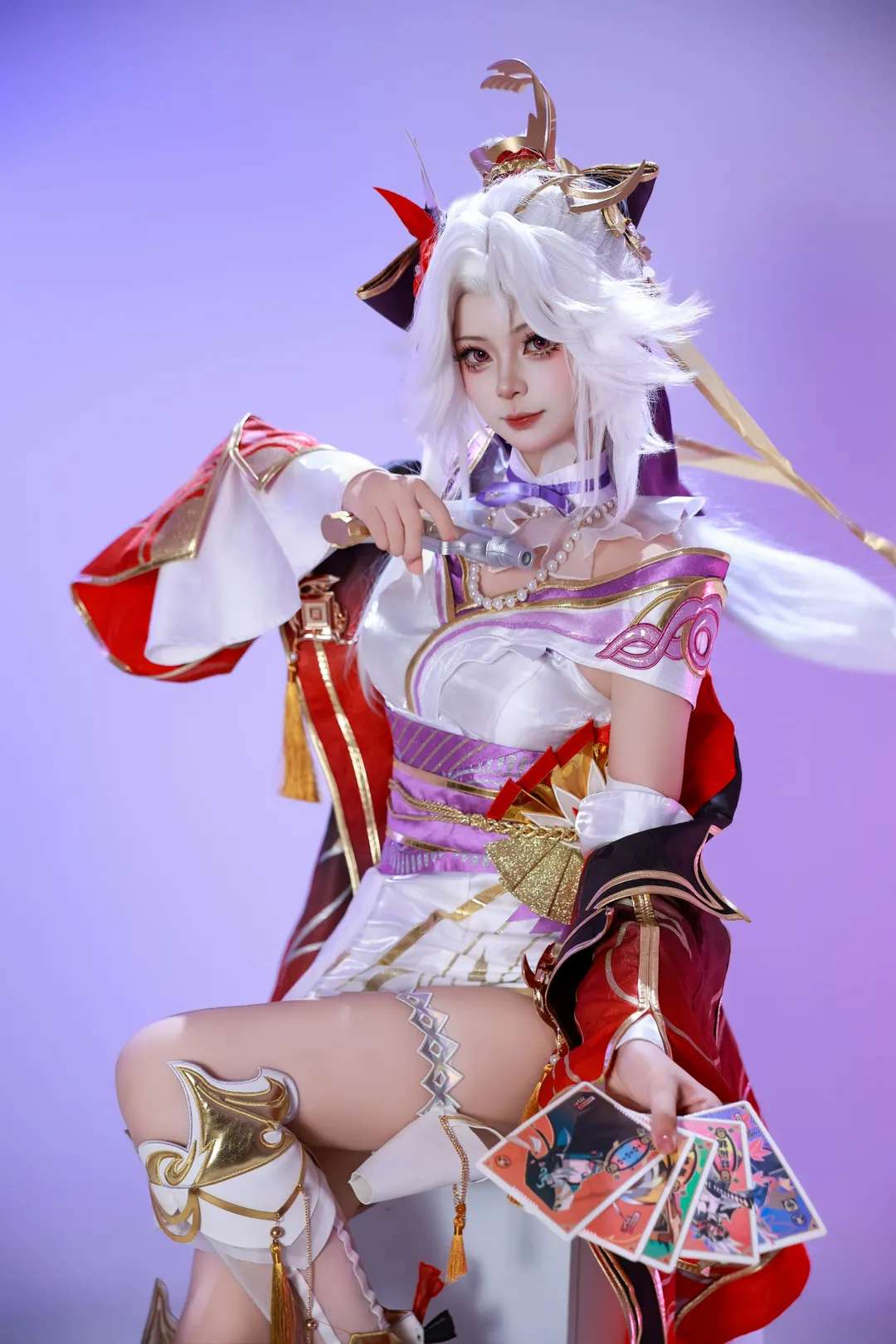 王者荣耀, 不知火舞cos, cosplay日常, 花合斗, 棚拍分享 - 第4张